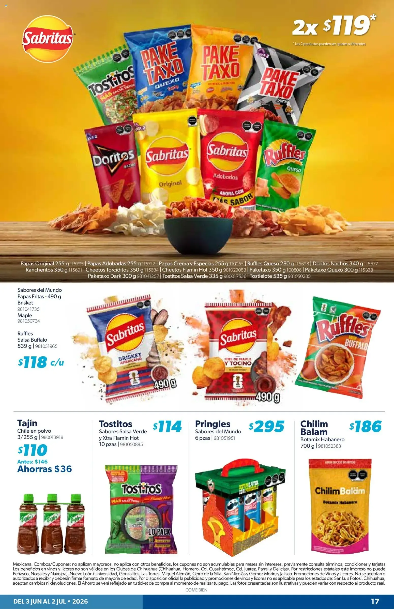 Catálogo de CUPONERA SAMS | Folleto de 03/06, Ofertas Junio 2026 3 de junio al 2 de julio 2026 - Pagina 17