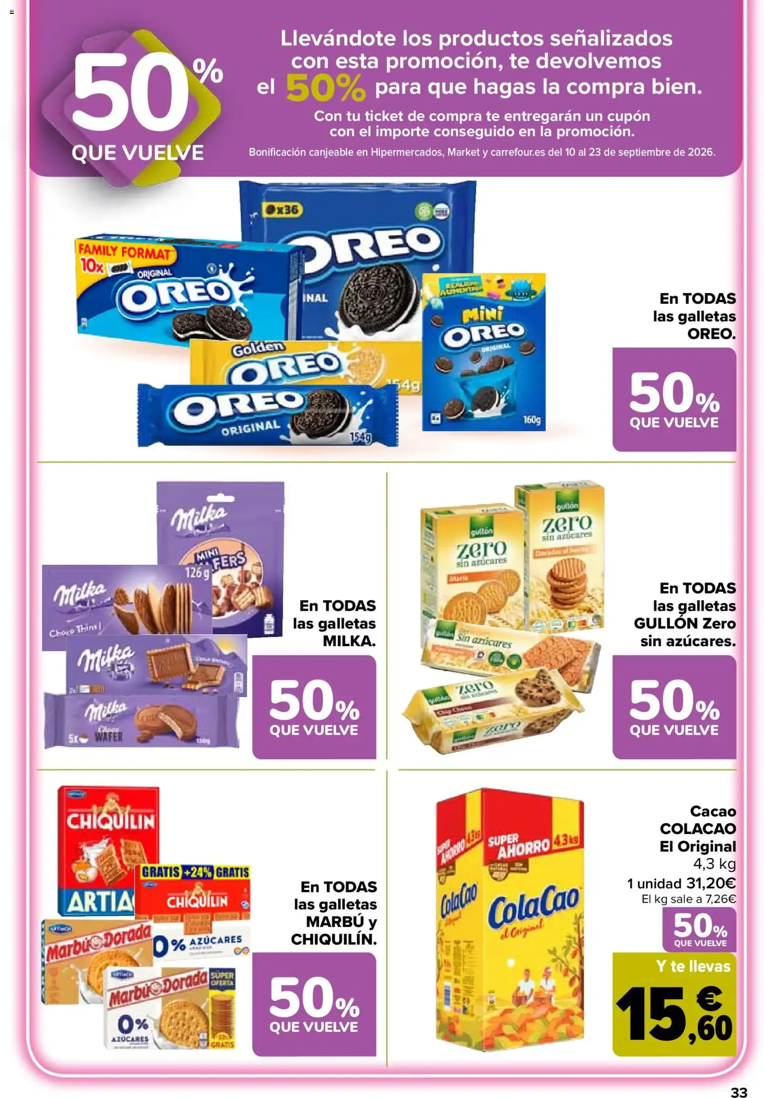 Catálogo de Carrefour folleto del 26/08/2026 | Catálogo 26 de agosto al 9 de septiembre 2026 - Página 35