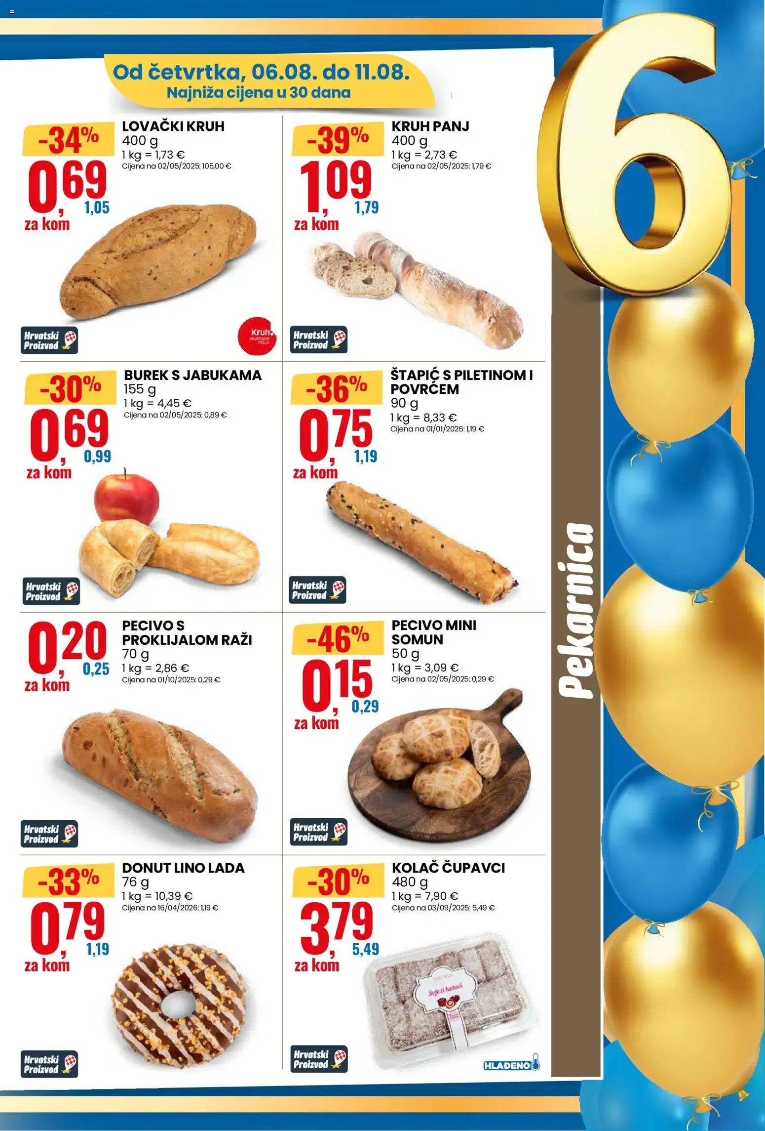 Katalog Eurospin - Slavimo 6. rođendan od 6. kolovoza do 11. kolovoza 2026. - Pregled Stranica 5
