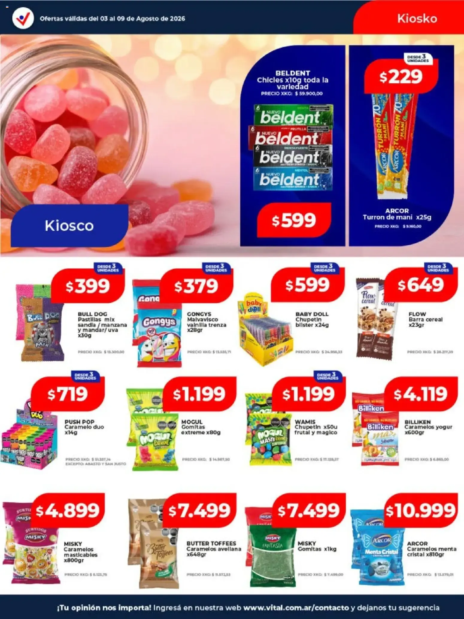 Ofertas de Vital - Ofertas || del 03/08/2026 - 09/08/2026 || Catálogo 3 de agosto al 9 de agosto 2026 - Página 21 del catálogo