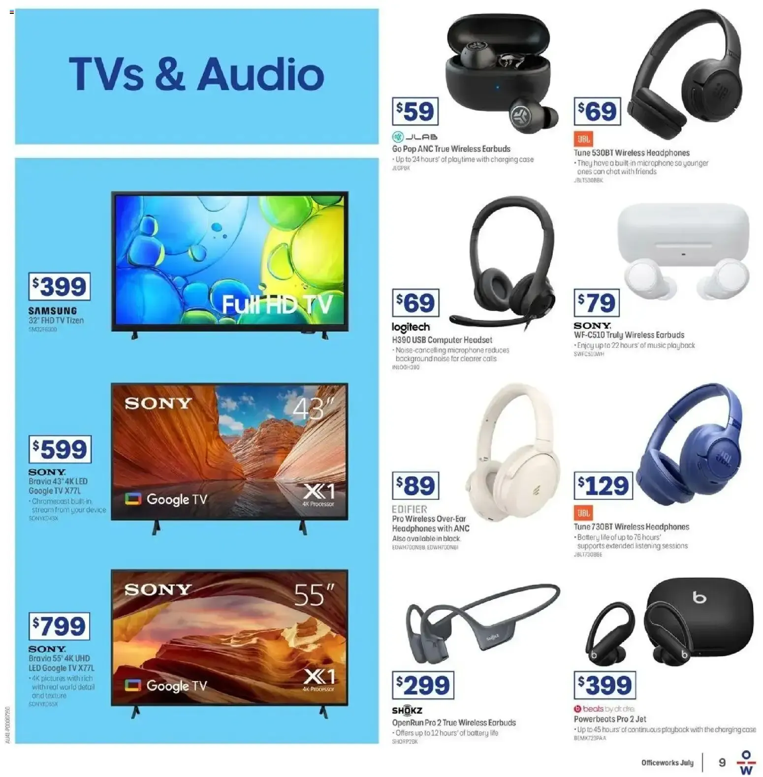 Officeworks Deals Catalogue - Catalogue valid from 13 July to 27 July 2026 - page 9