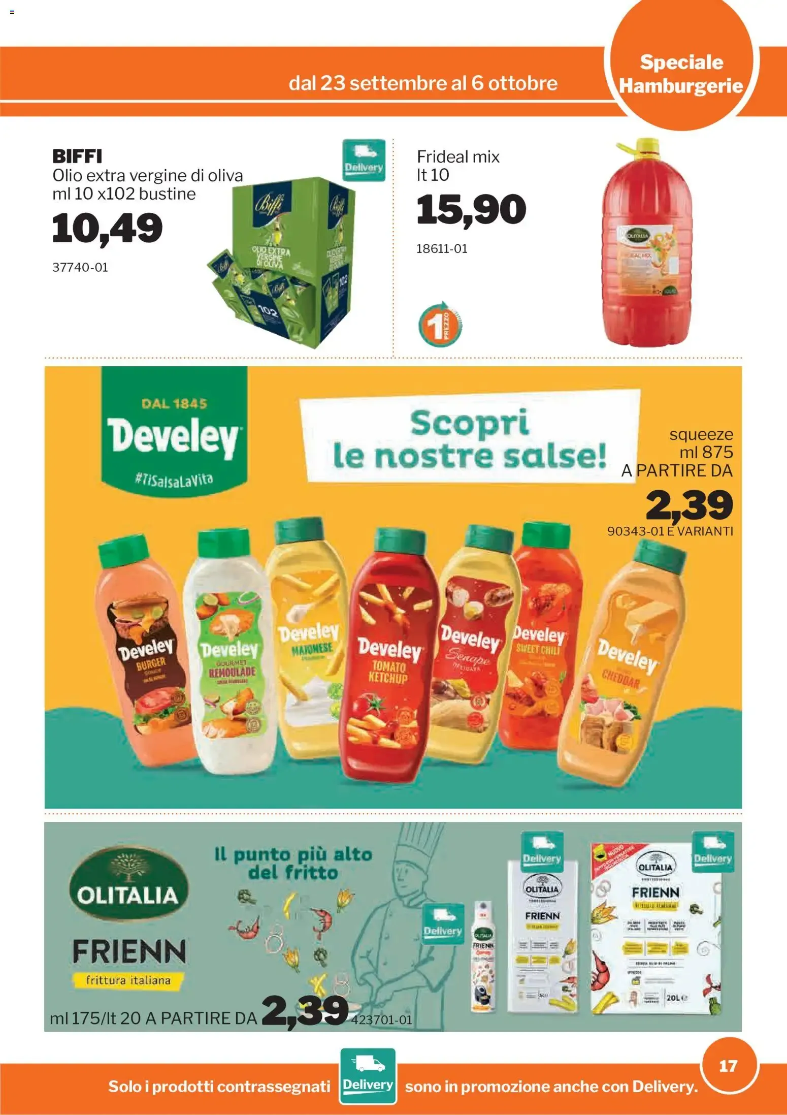 Nuovo Sogegross volantino Hamburgerie dal 23/09/2026 > offerte anteprima 🛍️ da 23 settembre a 6 ottobre di 2026 - Pagina del volantino 17