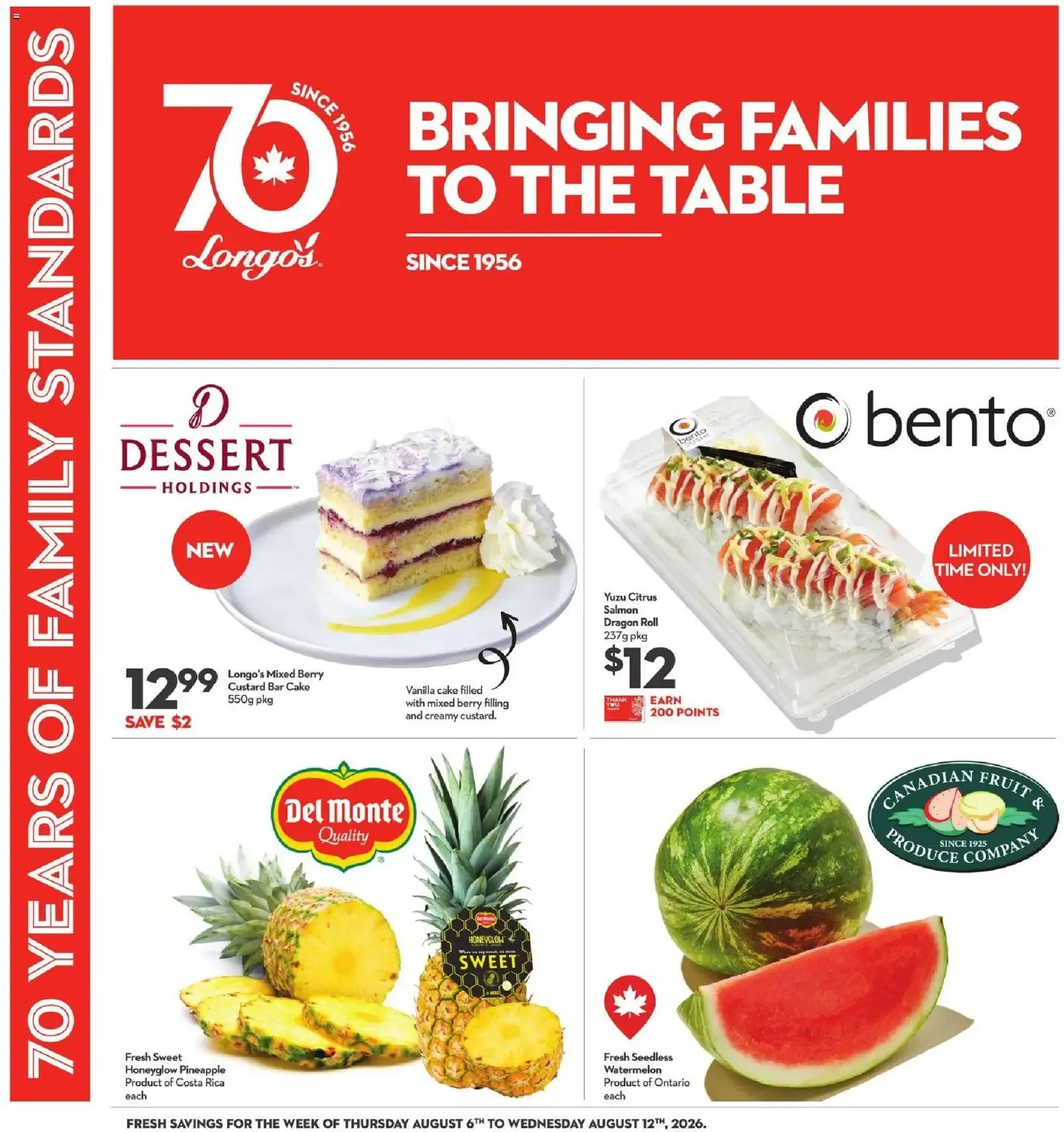 Longo's weekly flyer / circulaire from August 6 to August 12 2026 - flyer page 10