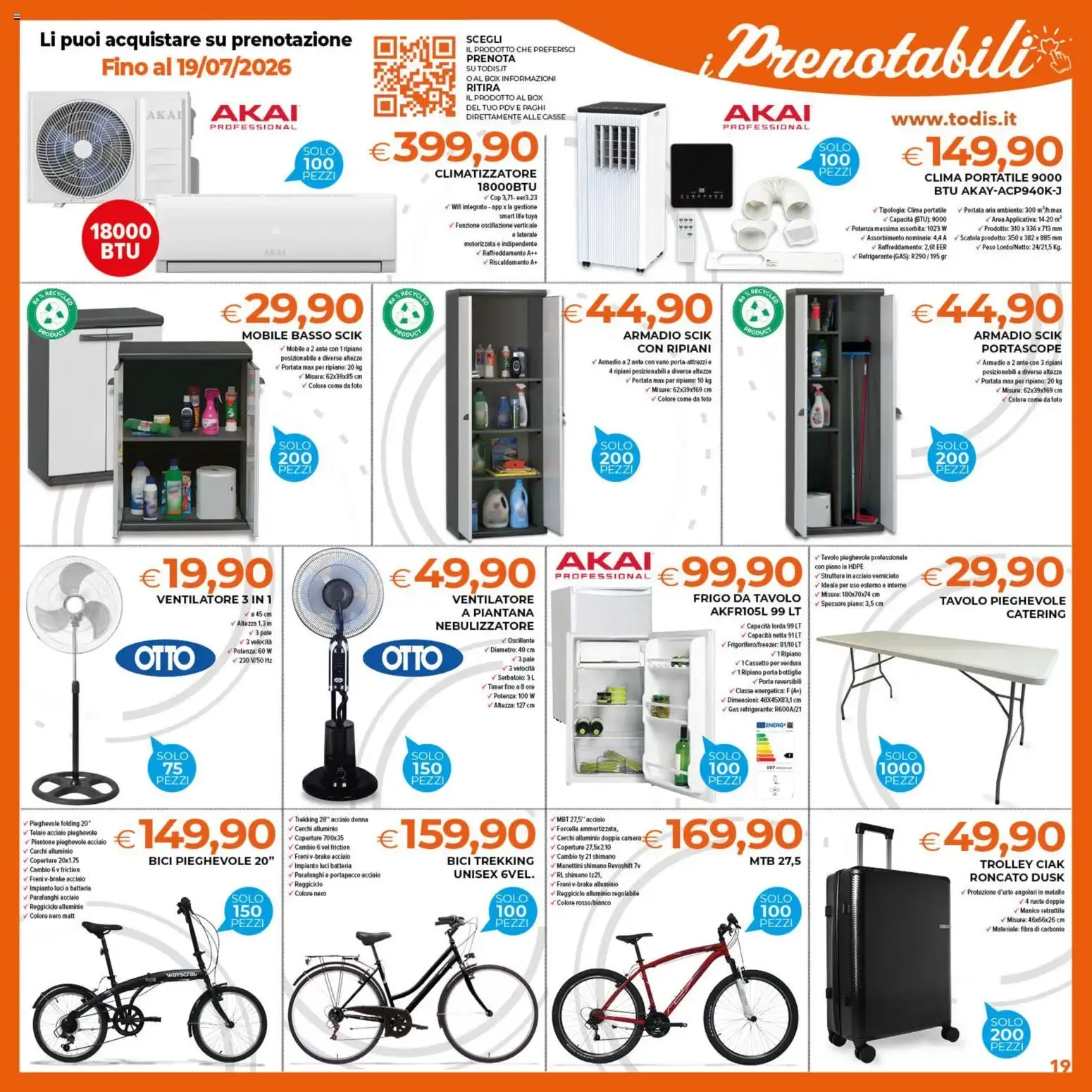 Nuovo Todis volantino dal 09/07/2026 > offerte anteprima 🛍️ da 9 luglio a 19 luglio di 2026 - Pagina del volantino 19