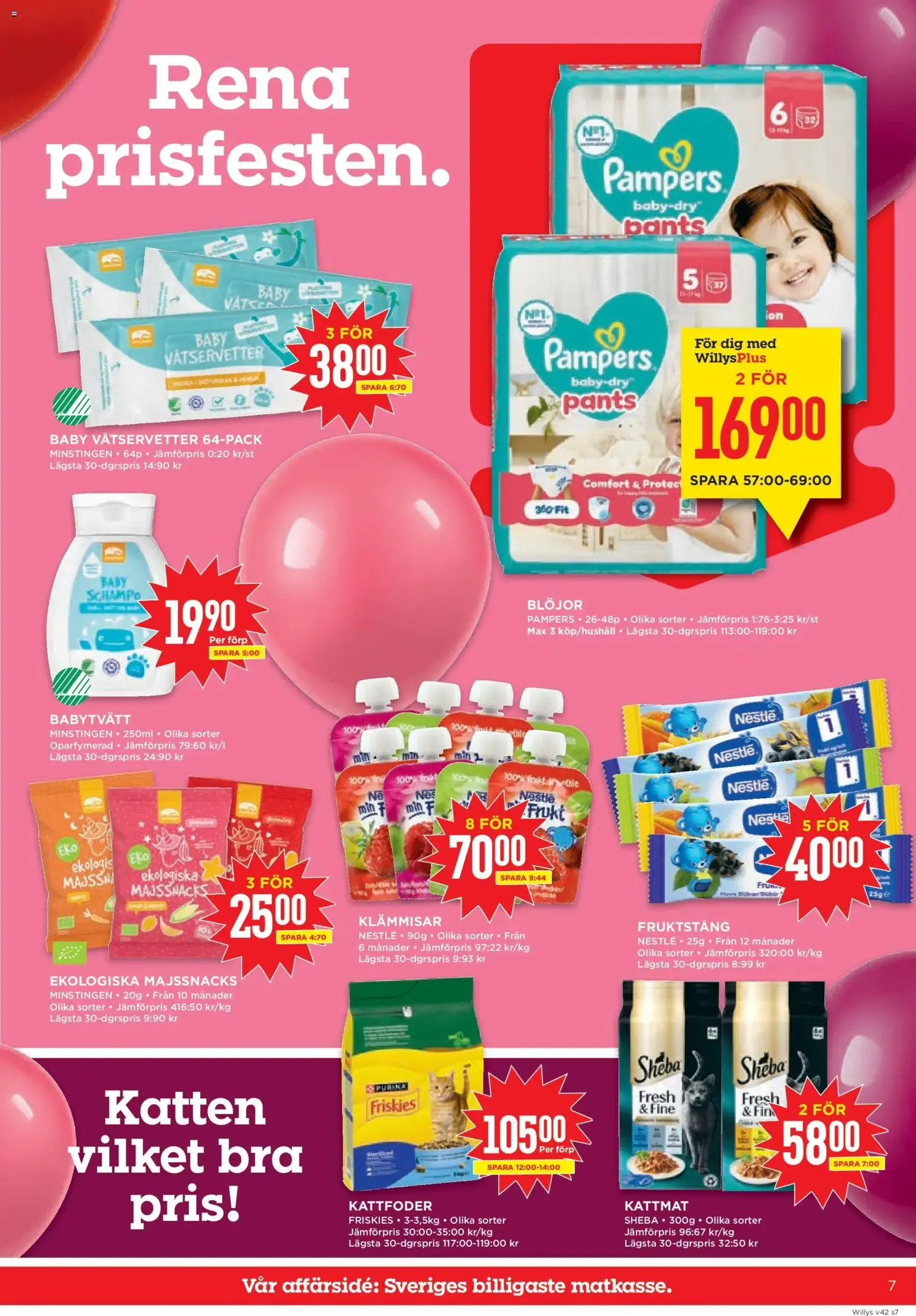 Willys: ¡Precios de aniversario, ofertas válidas del 12/10 al 18/10/2026! från 12 oktober till 18 oktober 2026 - Reklamblad sidor 7