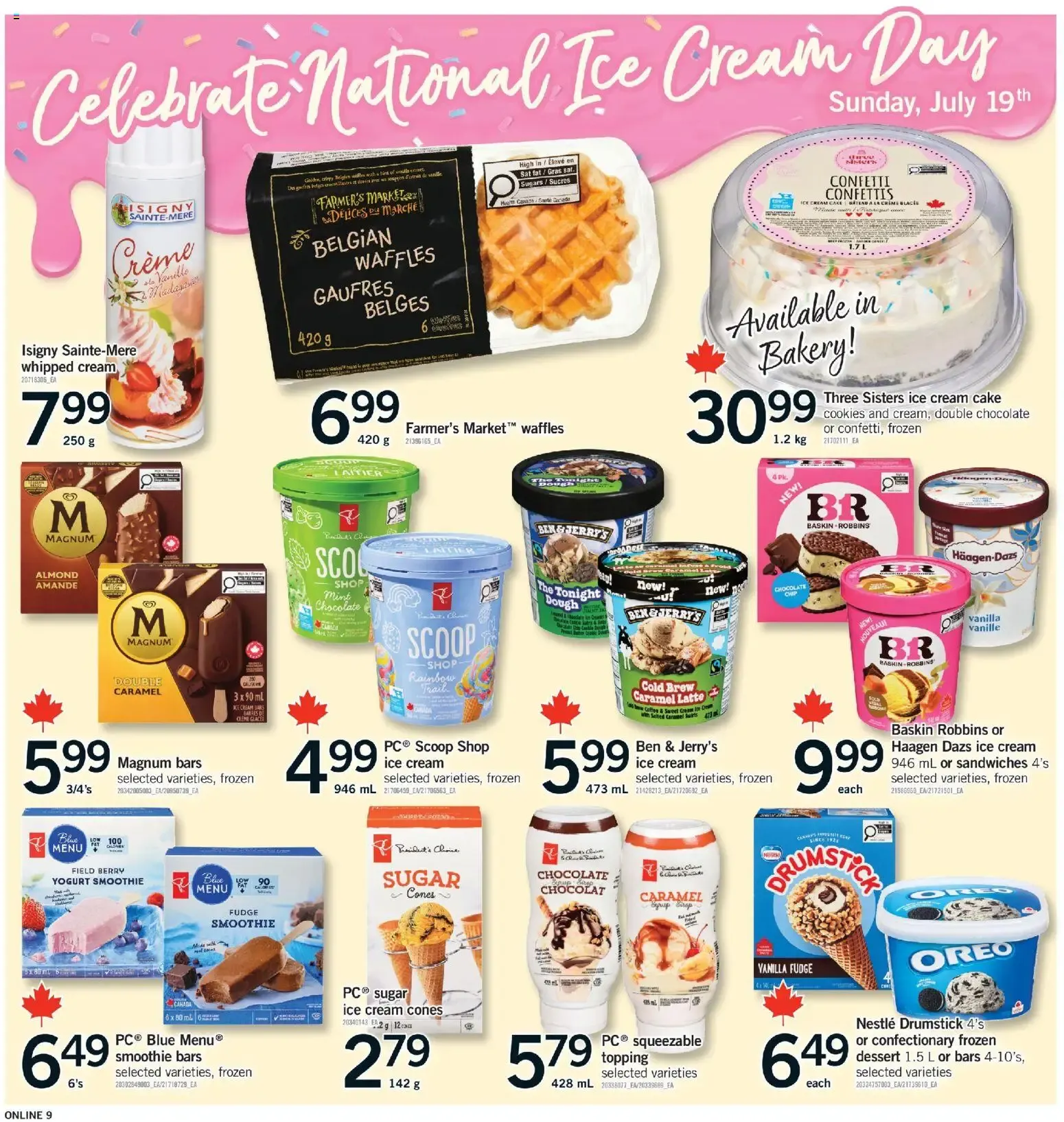 Fortinos weekly flyer / circulaire from Jul 16, 2026 > weekly specials & deals from July 16 to July 22 2026 - flyer page 9