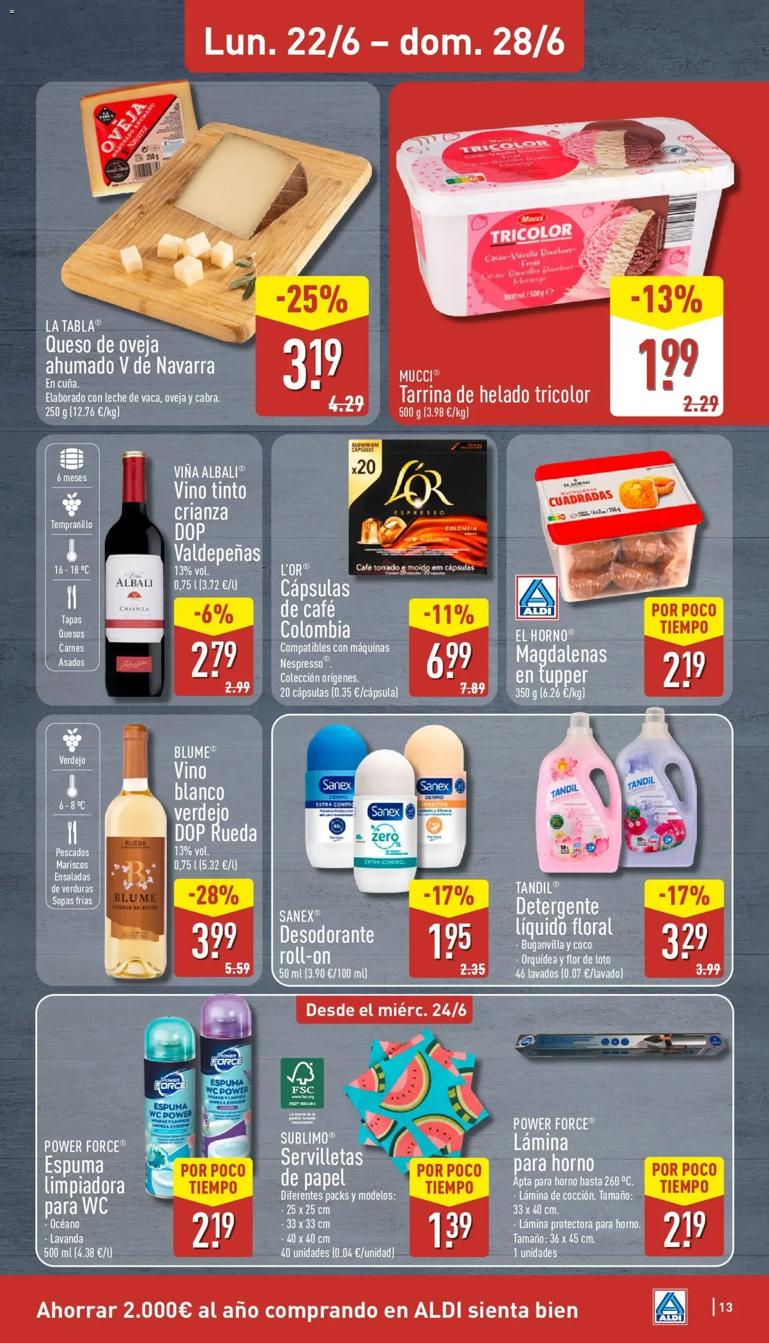 Catálogo de Aldi: Un Baño de Sabor al Mejor Precio 22 de junio al 28 de junio 2026 - Página 13