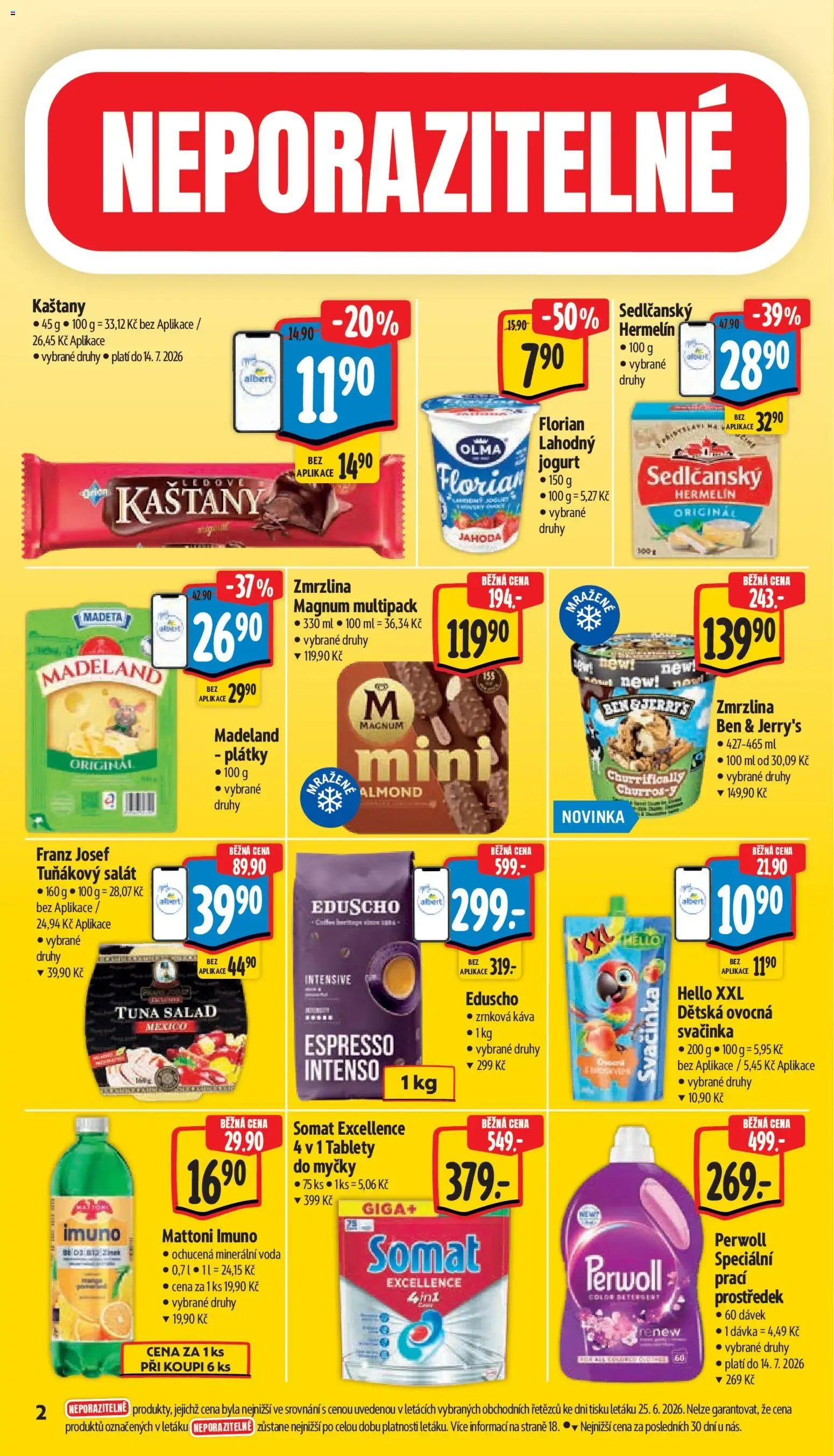Albert leták - Supermarket od 01.07.2026 - Akční leták - 1. července 7. července 2026 - Page 6