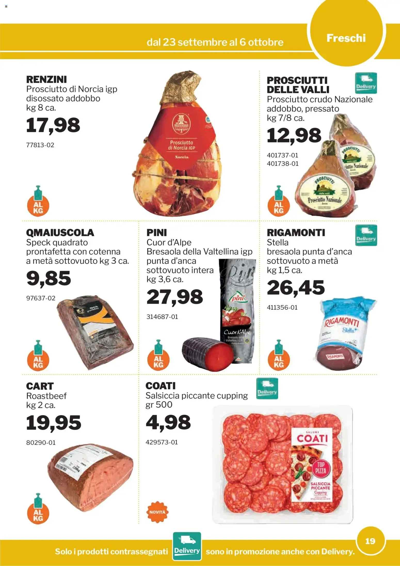 Promozioni GrosMarket da 23 settembre a 6 ottobre di 2026 - Pagina del volantino 19