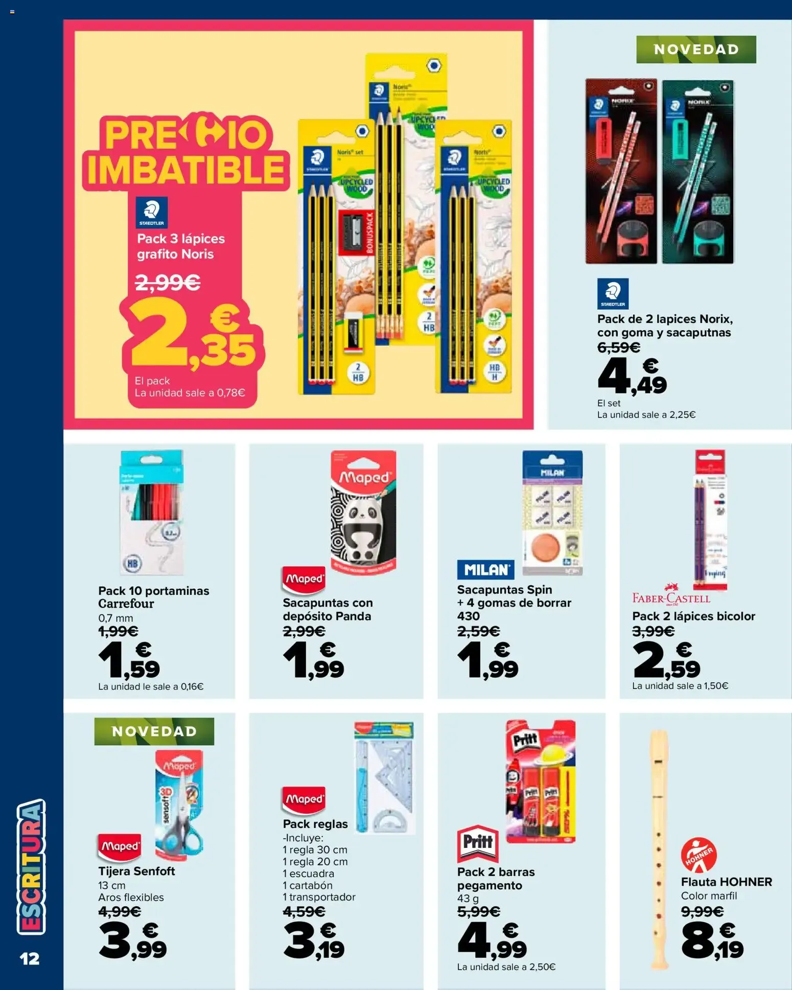 Catálogo de Carrefour Vuelta al cole del 18/08/2026 | Catálogo 18 de agosto al 18 de septiembre 2026 - Página 12