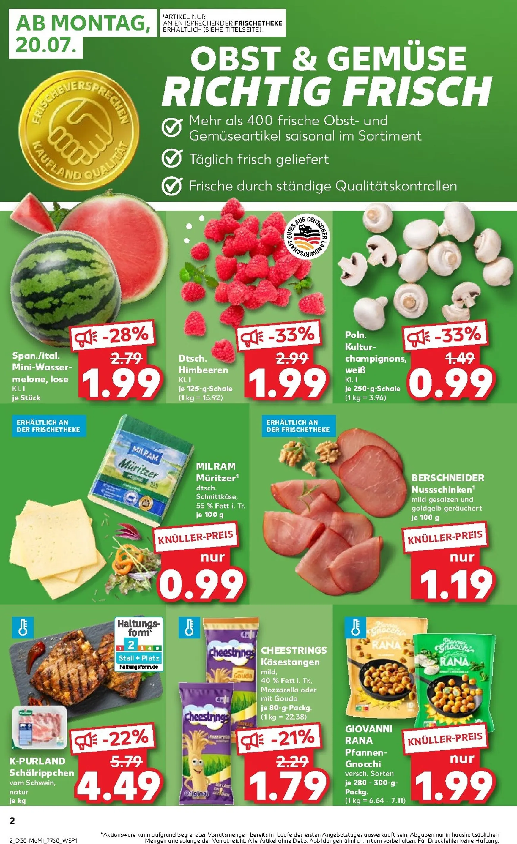 Kaufland Angebote ab Montag von 20. Juli bis 22. Juli 2026 - Prospekt seite 2