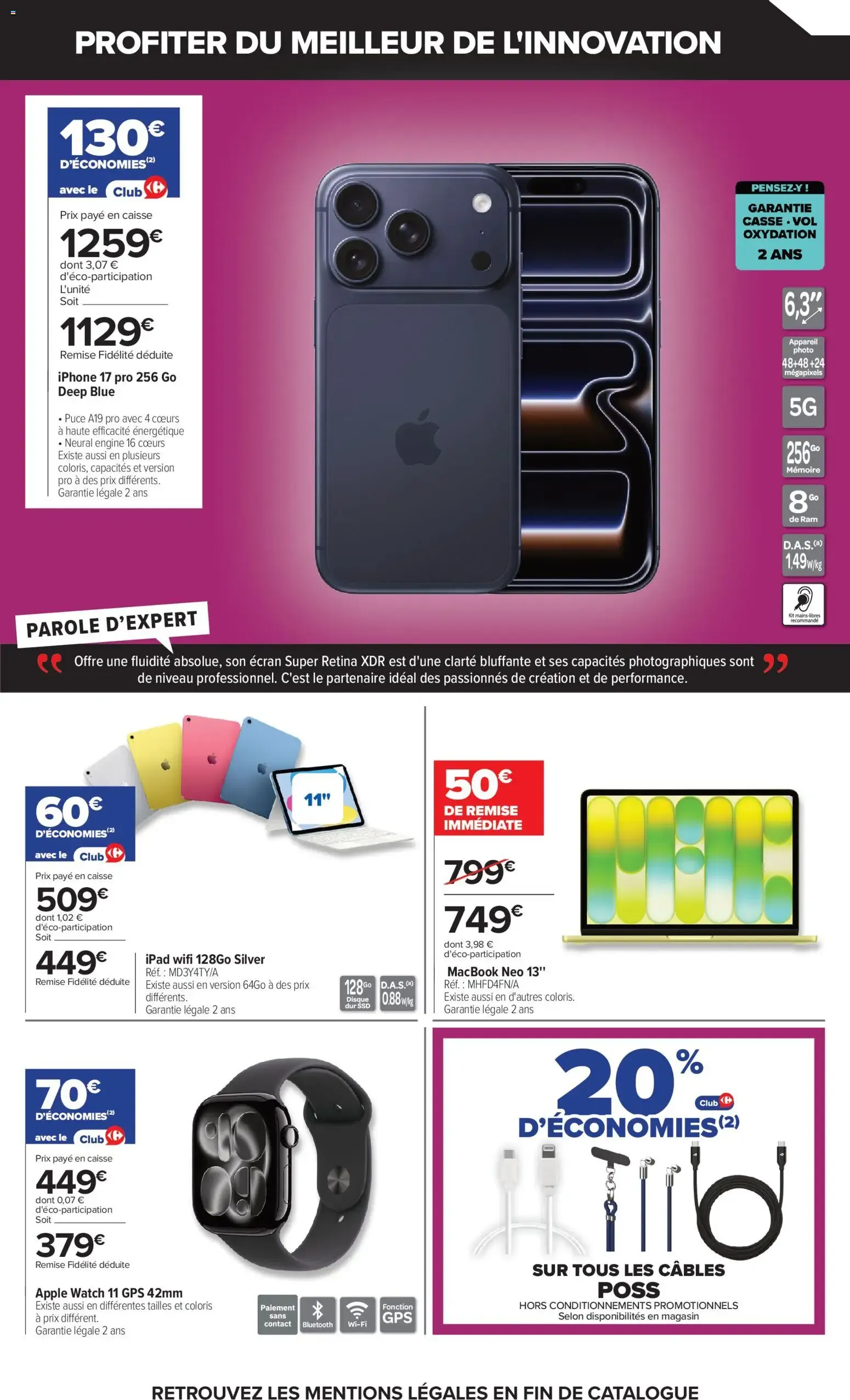 Carrefour Passez l'automne connecté à vos envies à partir du 25/09/2026 - promo en ligne du 25 septembre au 12 octobre 2026 - Catalogue page 20