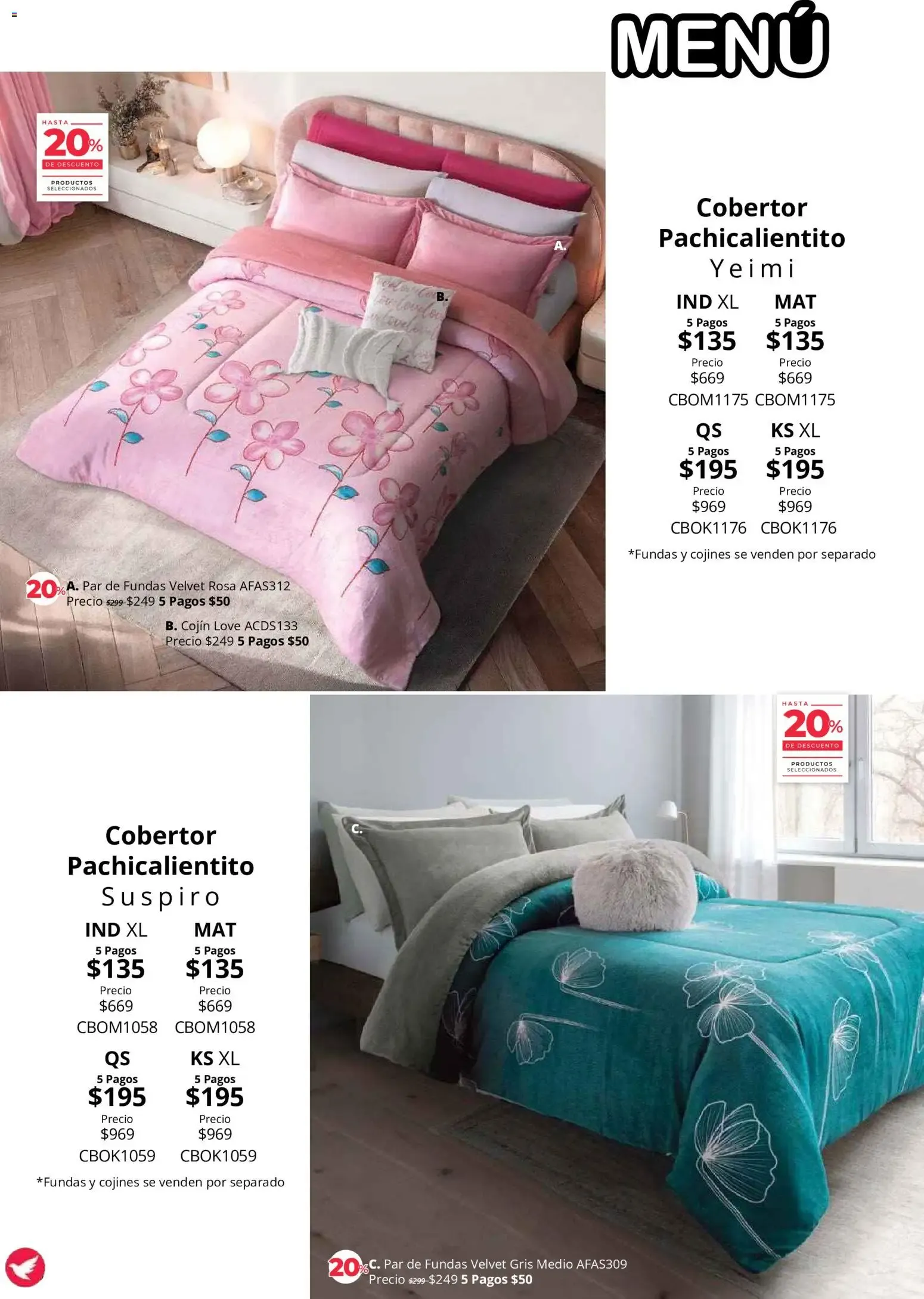 Catálogo de Colchas Concord catálogo Colección Cobertor (01/08/2026 - 31/10/2026) - catálogo en línea 1 de agosto al 31 de octubre 2026 - Pagina 19