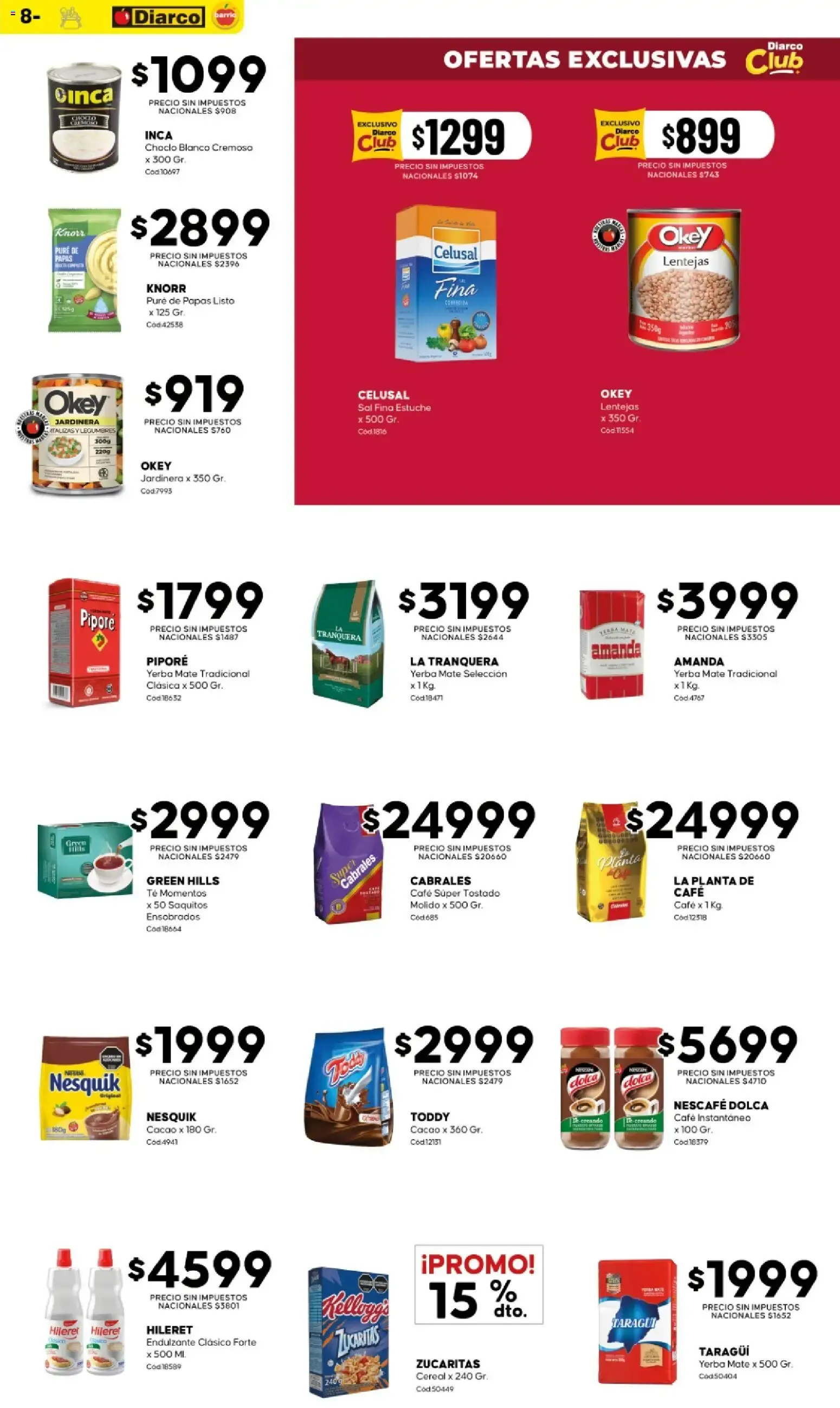 Ofertas de Diarco - Ofertas del 05/10 al 09/10 5 de octubre al 9 de octubre 2026 - Página 8 del catálogo