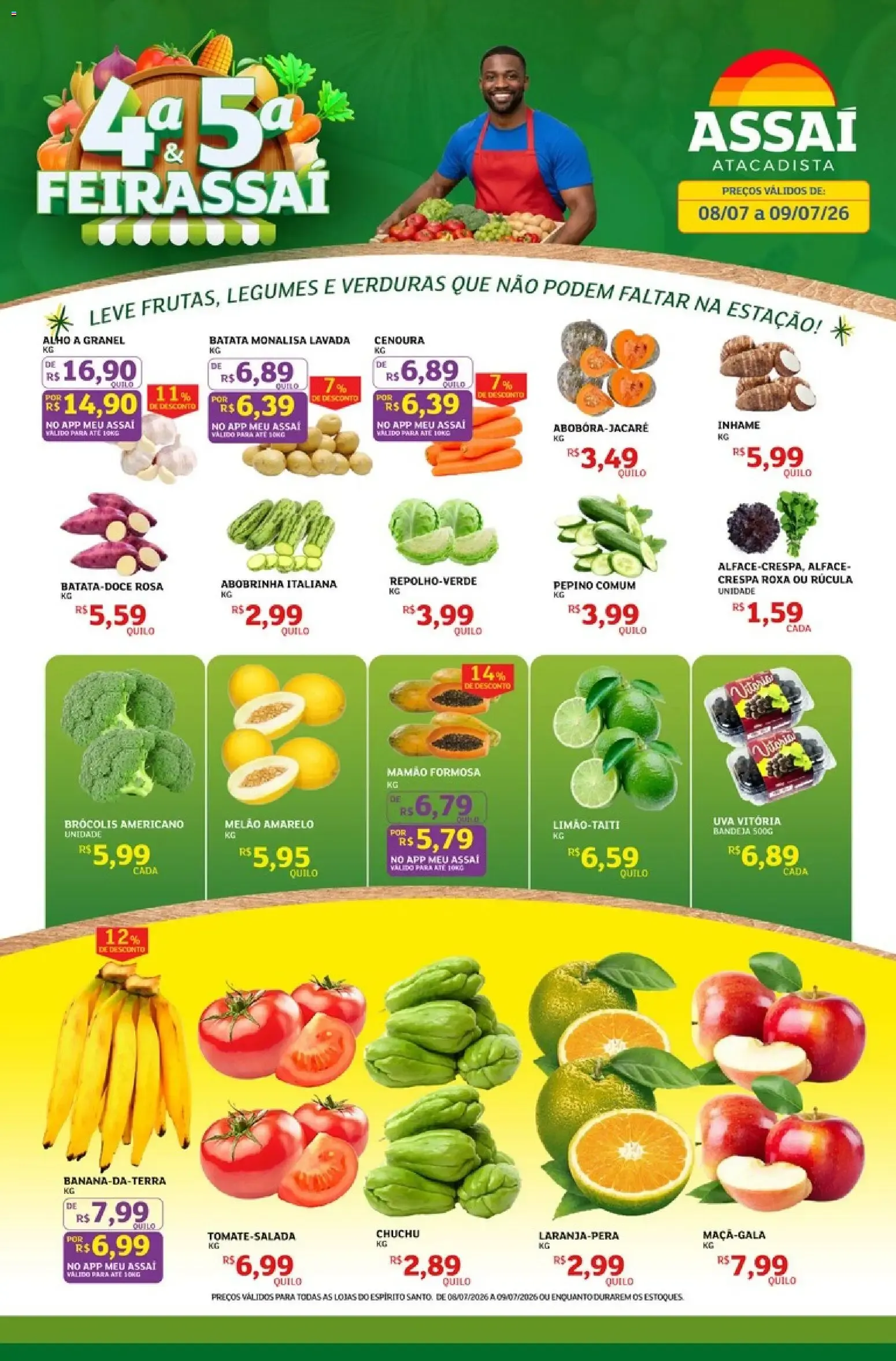Encarte de Assaí Atacadista ofertas - ES de 08/07/2026 | Promoções Online 8 de julho até 9 de julho 2026 - Pagina 1