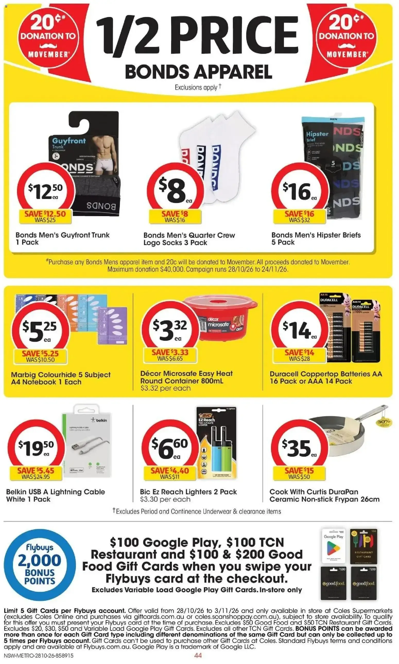 Coles Halloween 👻 catalogue from 28/10/2026 - Catalogue valid from 28 October to 3 November 2026 - page 44