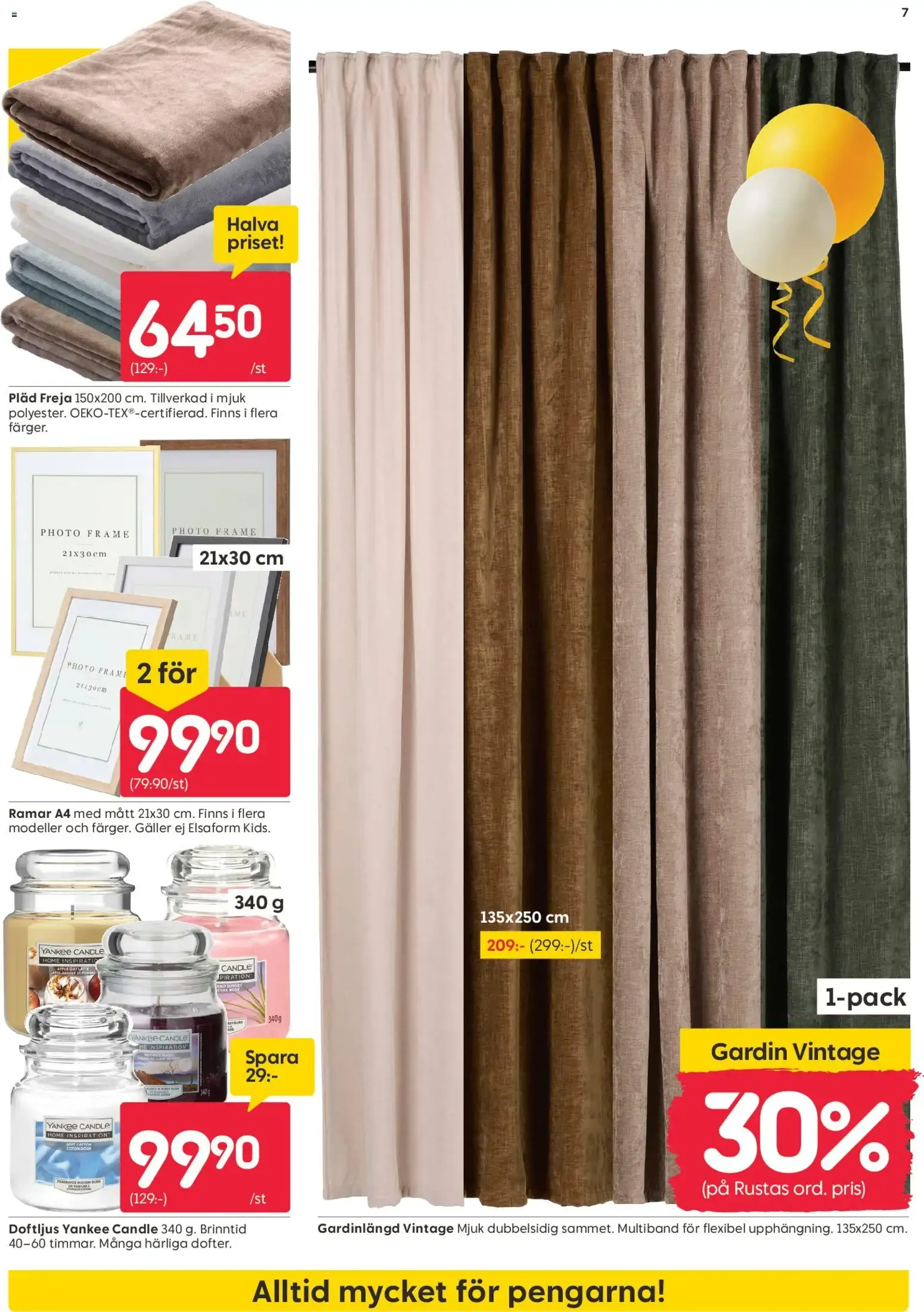 Rusta - Massor av fyndpriser från 24 augusti till 30 augusti 2026 - Reklamblad sidor 7