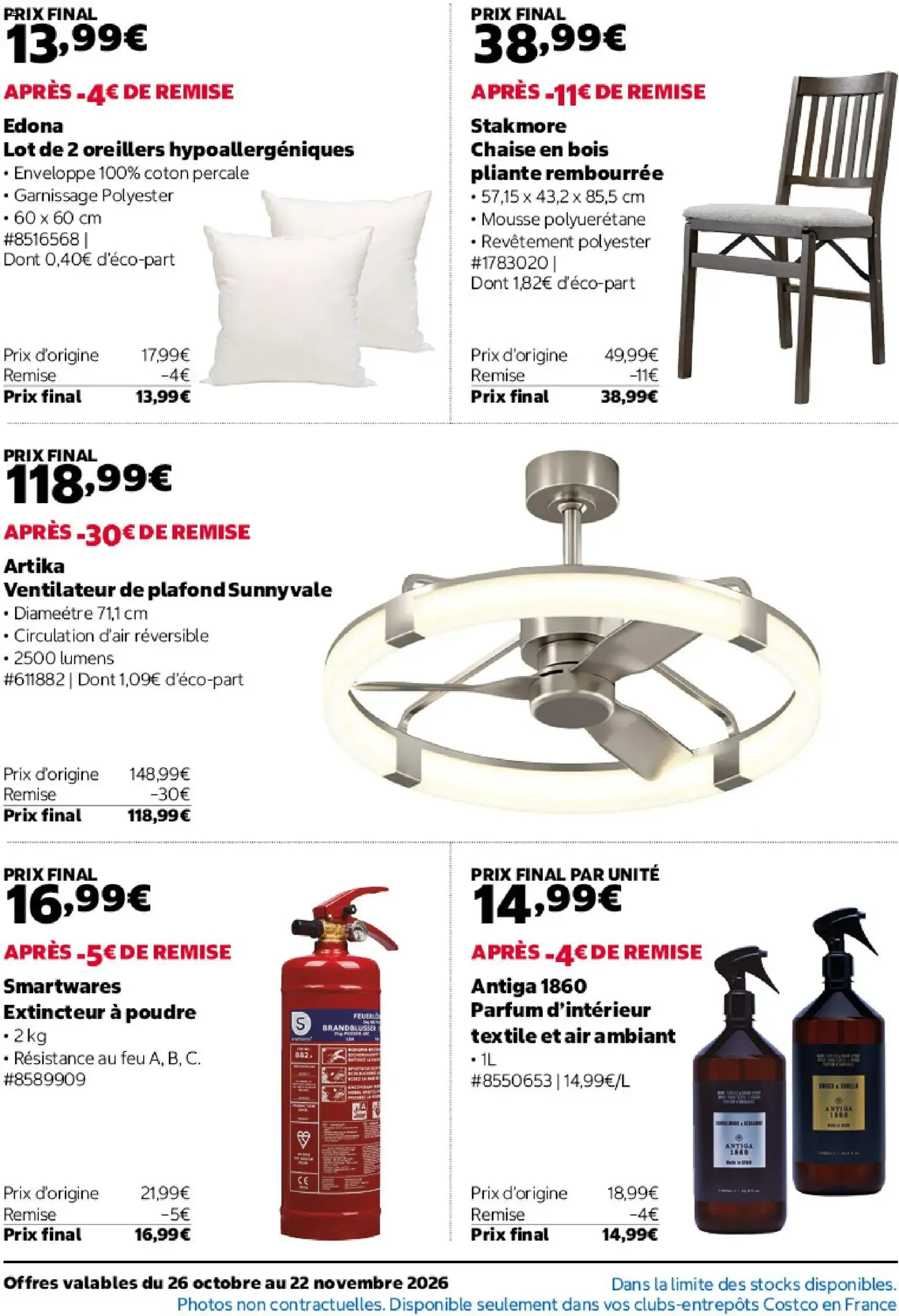 Costco catalogue à partir du 26/10/2026 - promo en ligne du 26 octobre au 22 novembre 2026 - Catalogue page 6