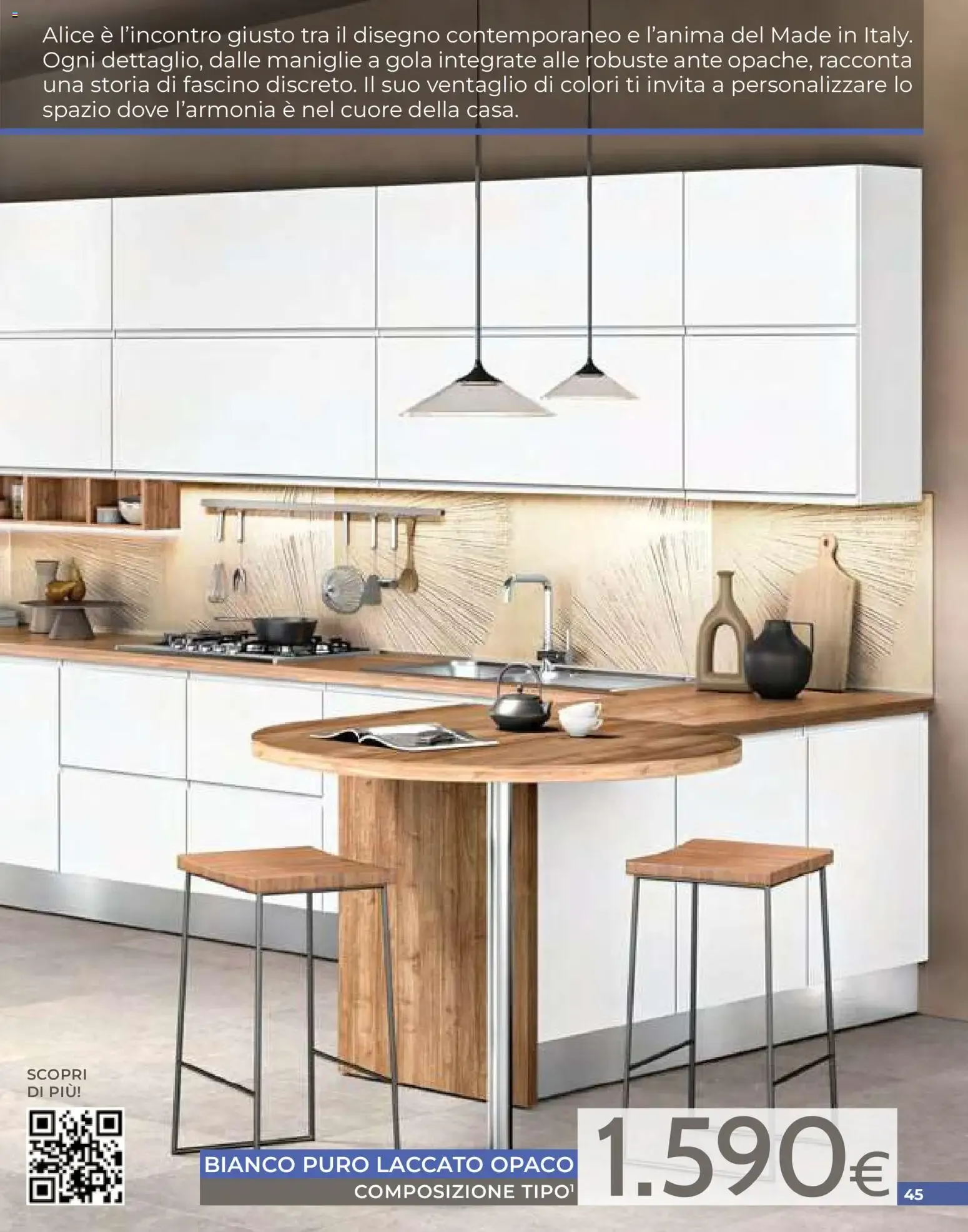 Mondo Convenienza - Speciale Cucine da 1 aprile a 30 giugno di 2026 - Pagina del volantino 45