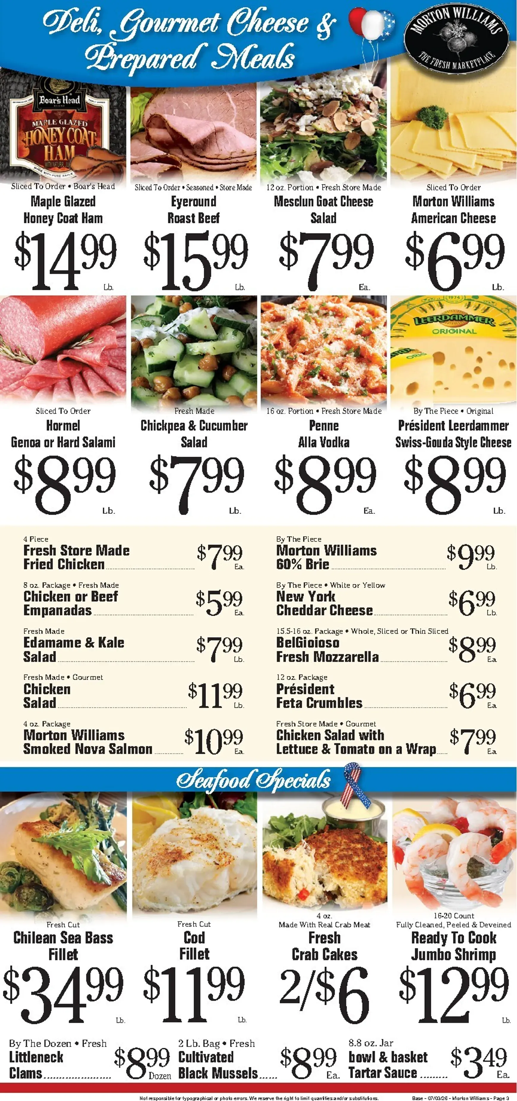 Weekly ad Current Morton Williams - Manhattan / Jersey City leaflet valid from Friday 07/03/2026 to Thursday 07/09/2026 from July 3 to July 9 2026 - Page 3