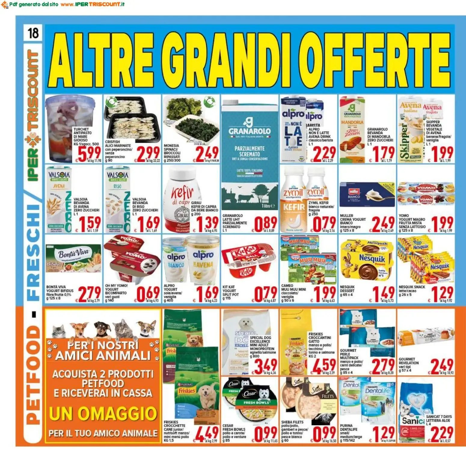 Ipertriscount volantino dal 31/07/2026 - online Offerte da 31 luglio a 11 agosto di 2026 - Pagina del volantino 18