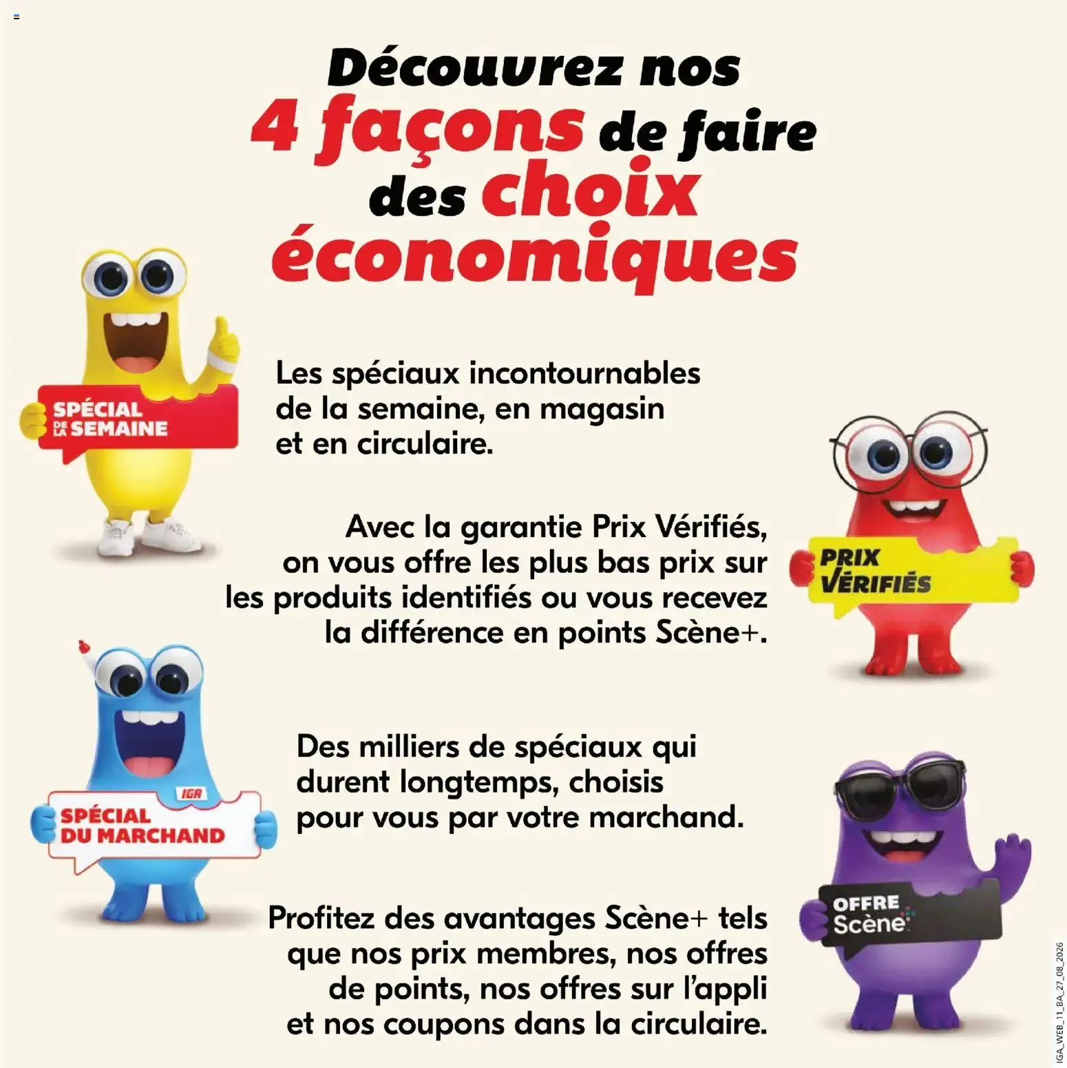 IGA weekly flyer / circulaire from Aug 27, 2026 > weekly specials & deals from August 27 to September 2 2026 - flyer page 3