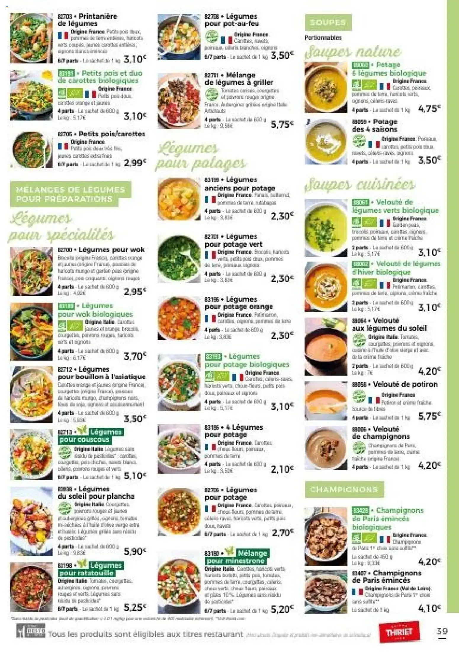Thiriet - Catalogue automne à partir du 30/09/2026 - promo en ligne du 30 septembre au 31 décembre 2026 - Catalogue page 39