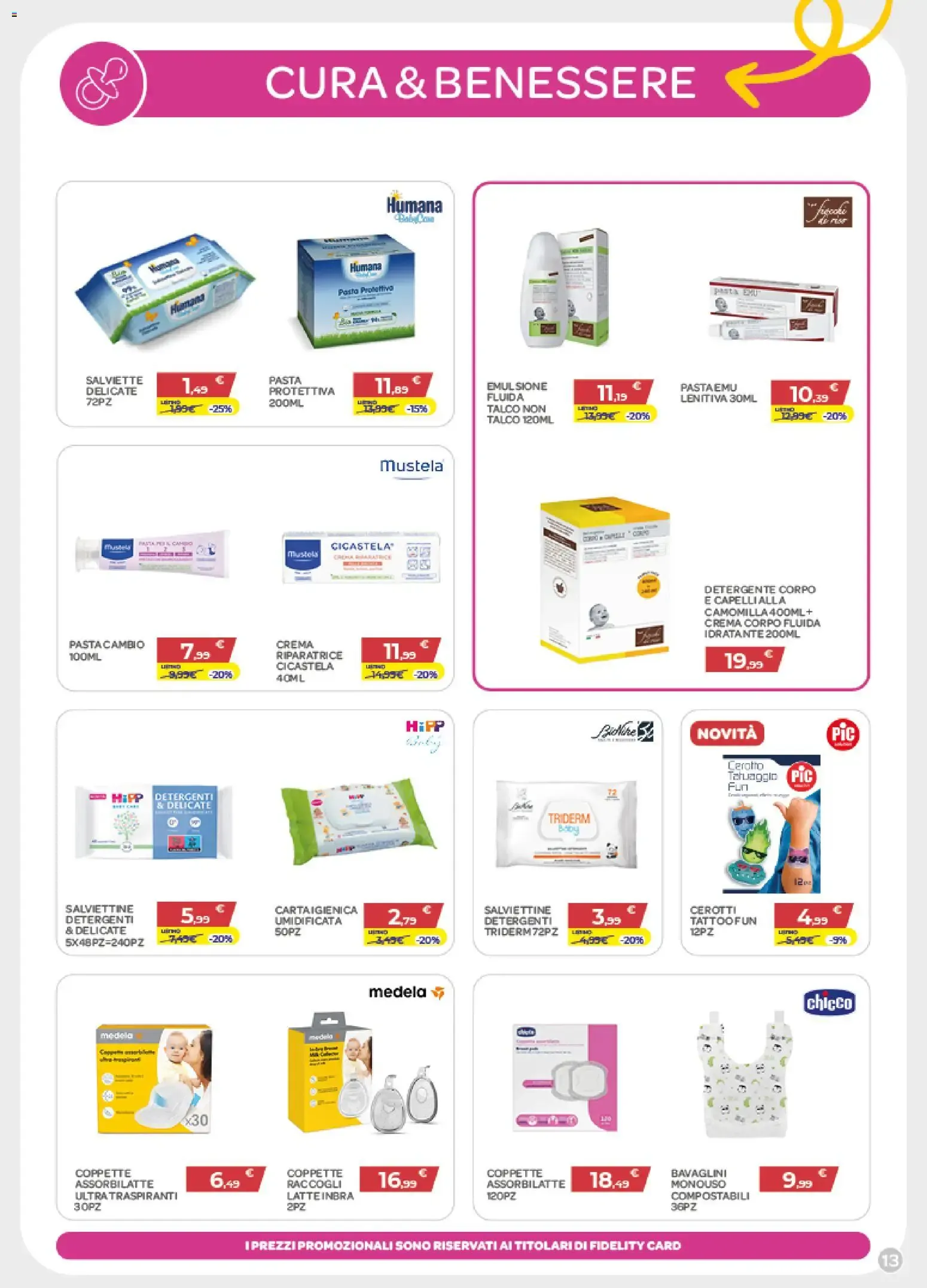 Bimbo Store Coccole e... relax! da 30 luglio a 26 agosto di 2026 - Pagina del volantino 13