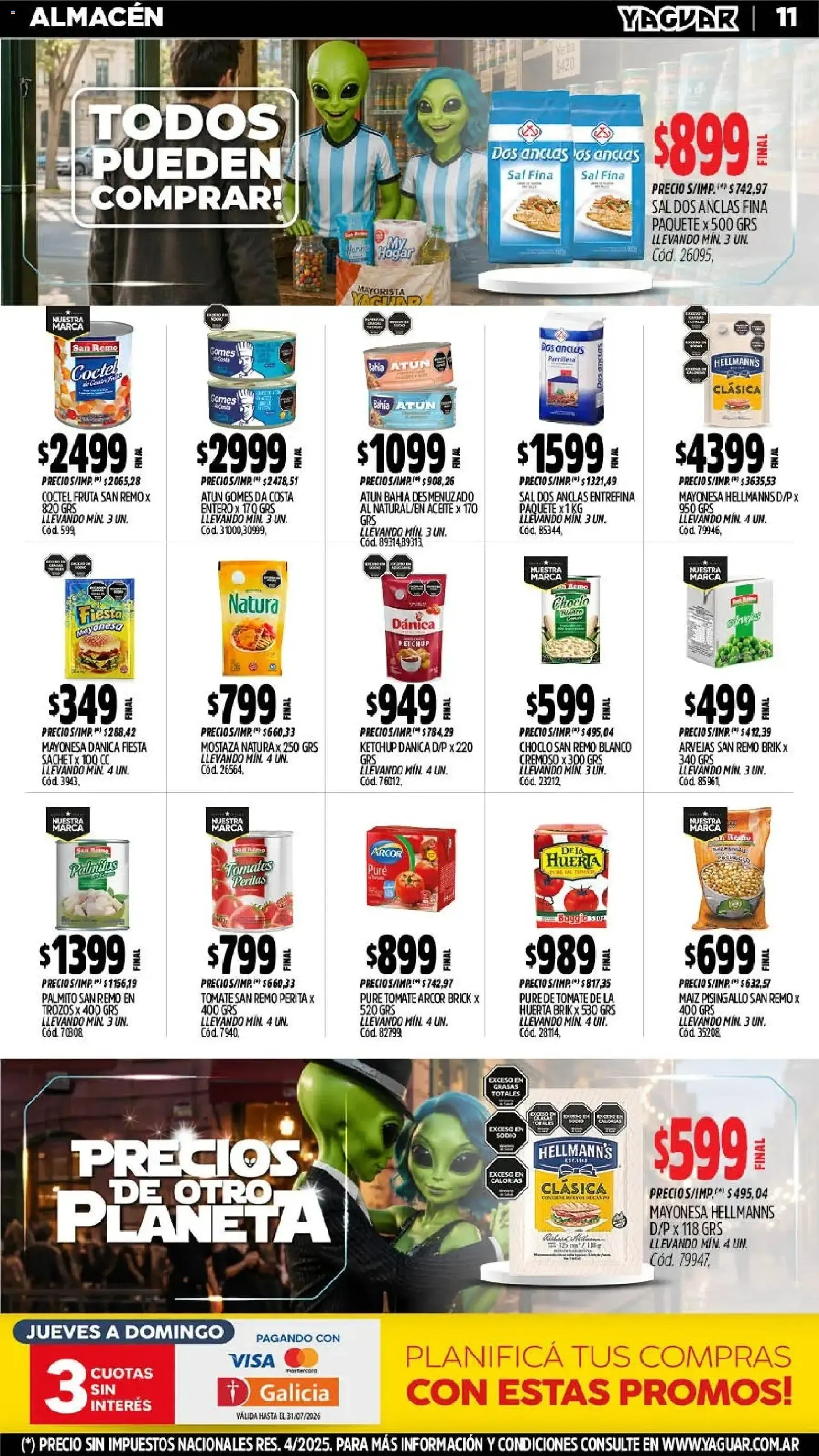 Ofertas de Yaguar - Oferta Semanal Mar del Plata del 13/07/2026 - 18/07/2026 13 de julio al 18 de julio 2026 - Página 12 del catálogo