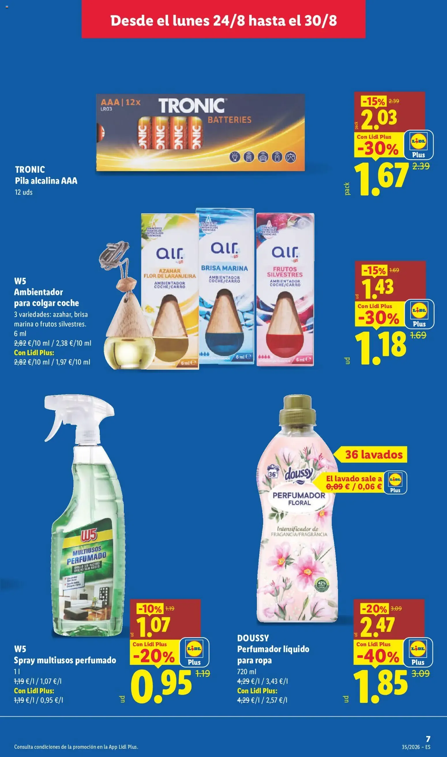 Catálogo de Lidl: Ahorra el doble - Ofertas 24 de agosto al 30 de agosto 2026 - Página 11