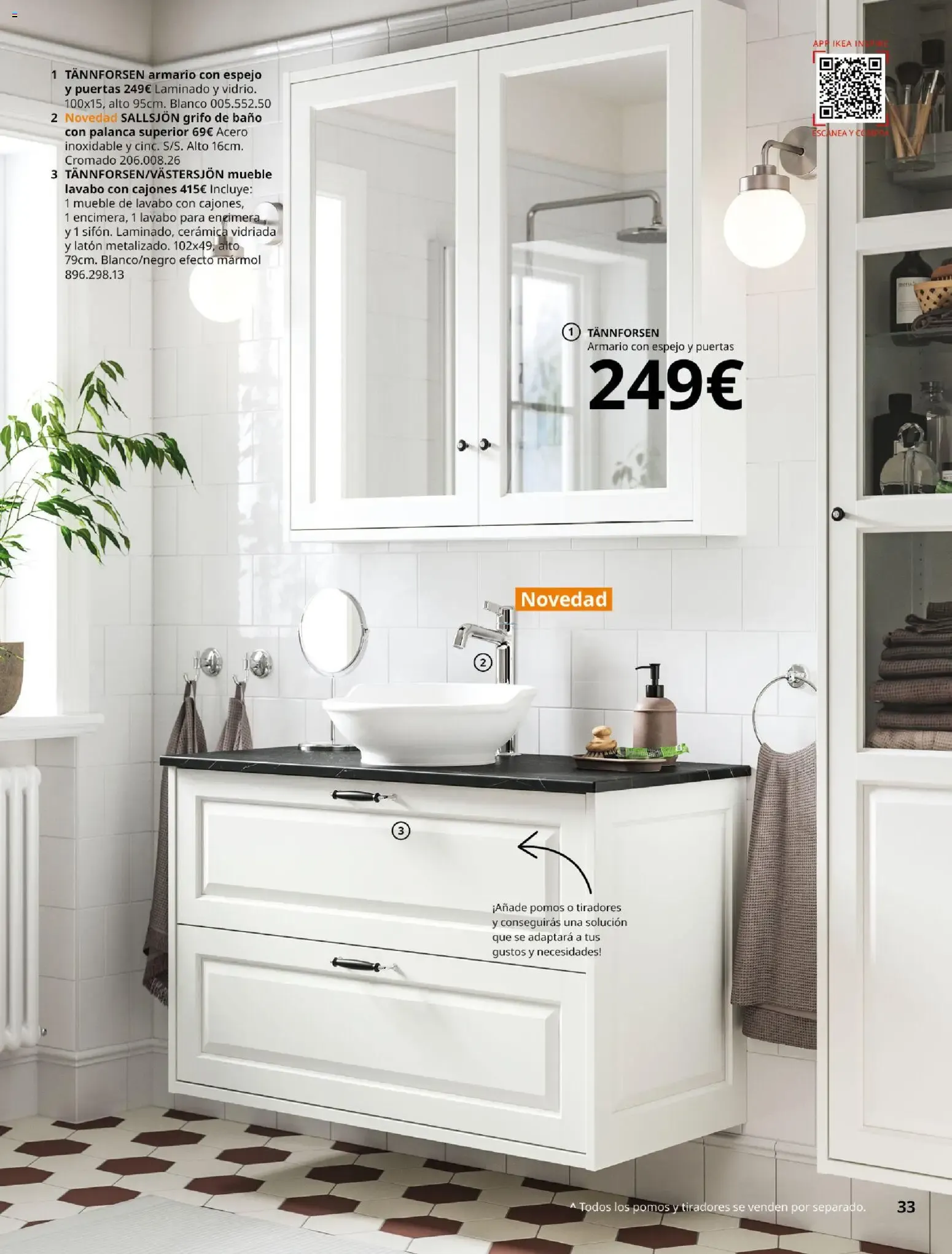 Catálogo de GUÍA DE COMPRA Muebles para el baño 1 de septiembre al 31 de enero 2027 - Página 33