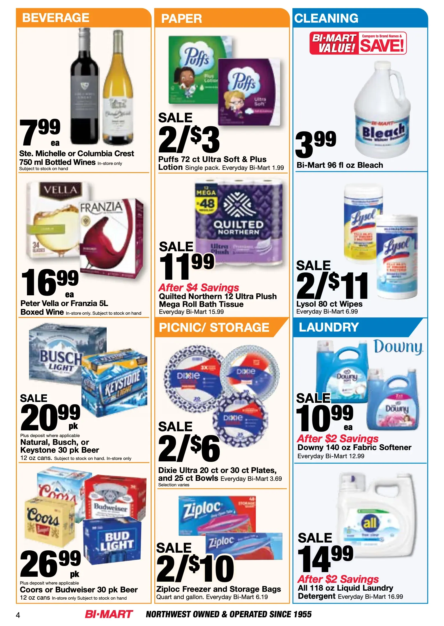 Weekly ad Current Bi-Mart leaflet valid from Tuesday 10/13/2026 to Monday 10/26/2026 from October 13 to October 26 2026 - Page 4