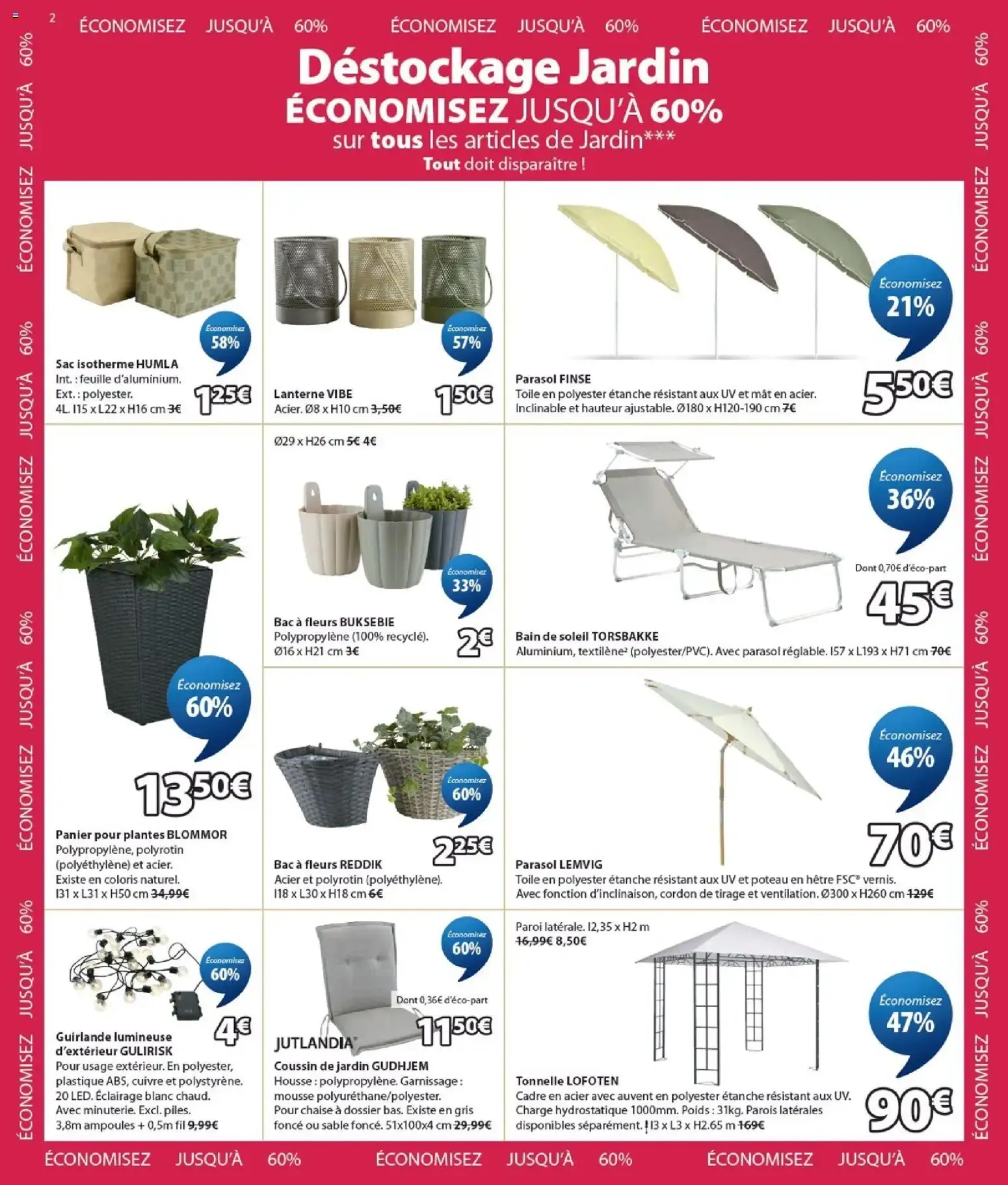 Jysk catalogue à partir du 22/07/2026 - promo en ligne du 22 juillet au 31 août 2026 - Catalogue page 2