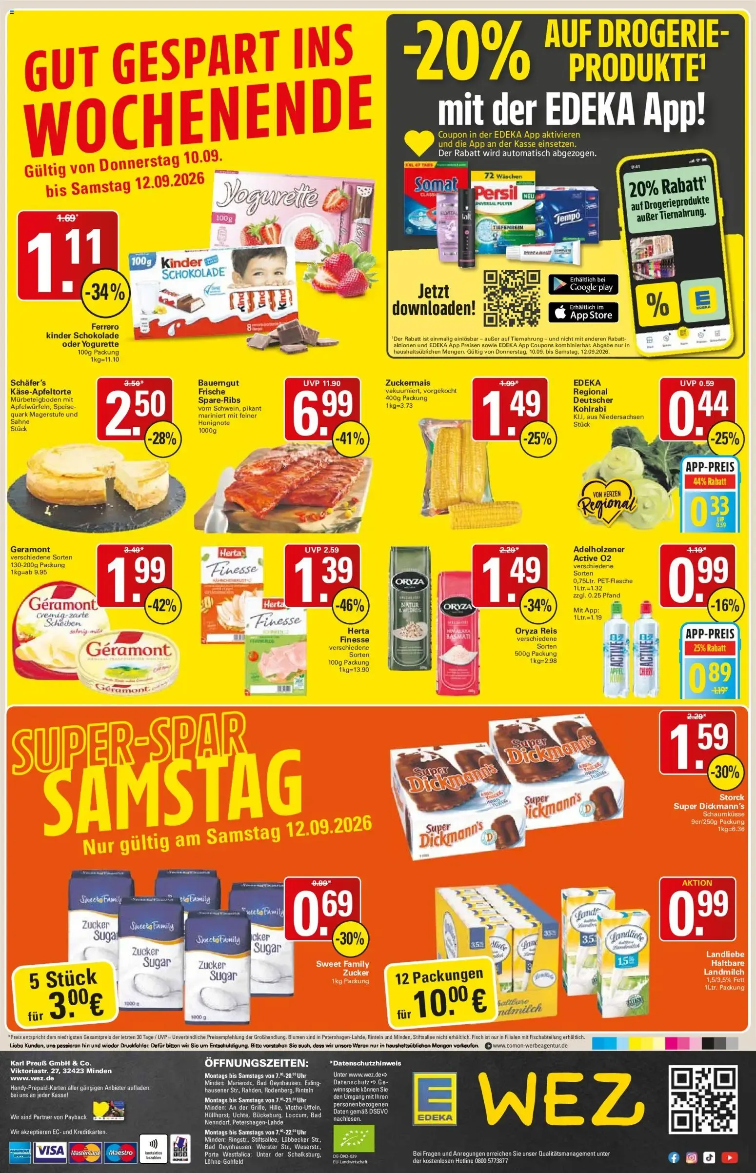 Die WEZette von 7. September bis 12. September 2026 - Prospekt seite 16