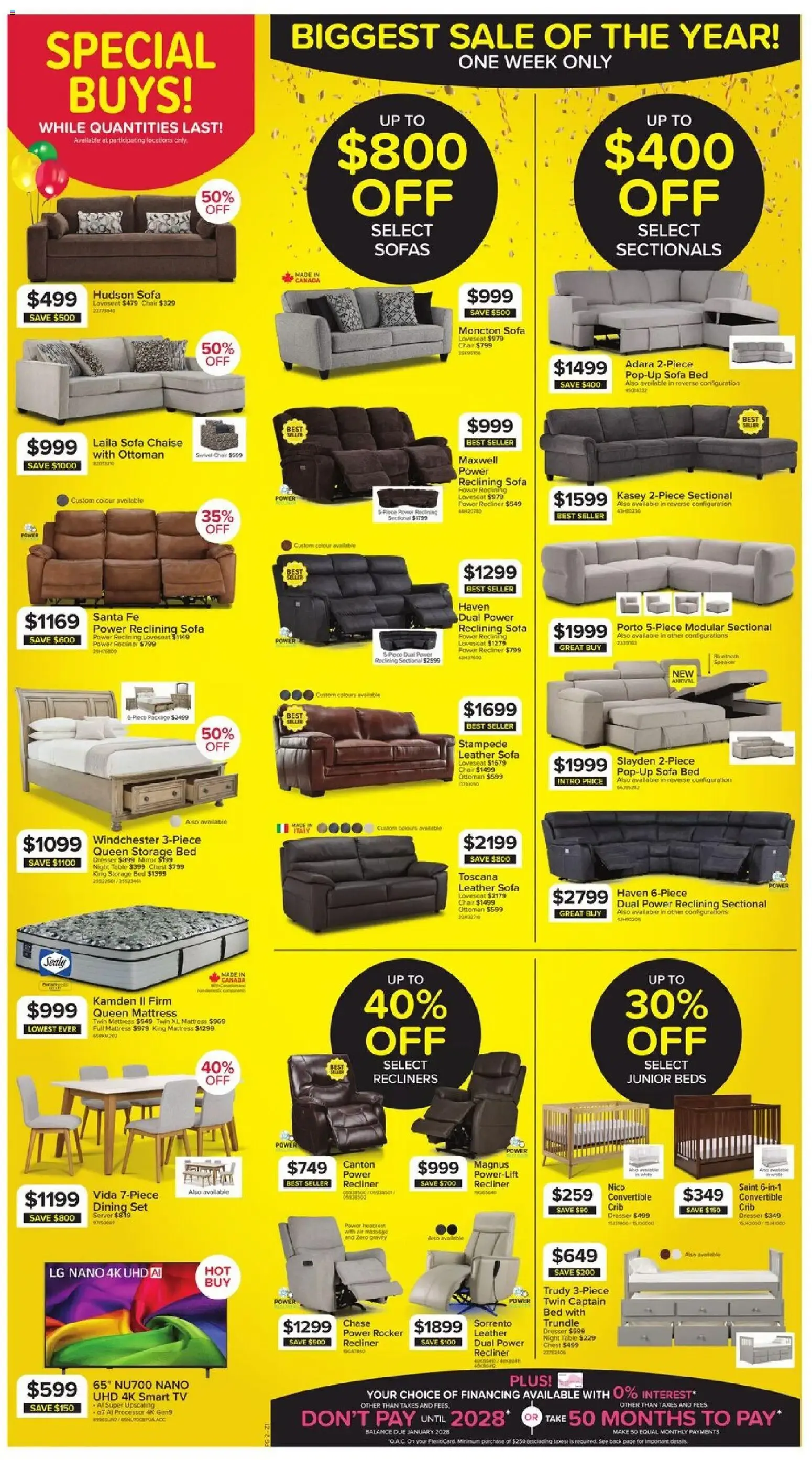 Leon's Customer Appreciation Event from September 10 to September 16 2026 - flyer page 2