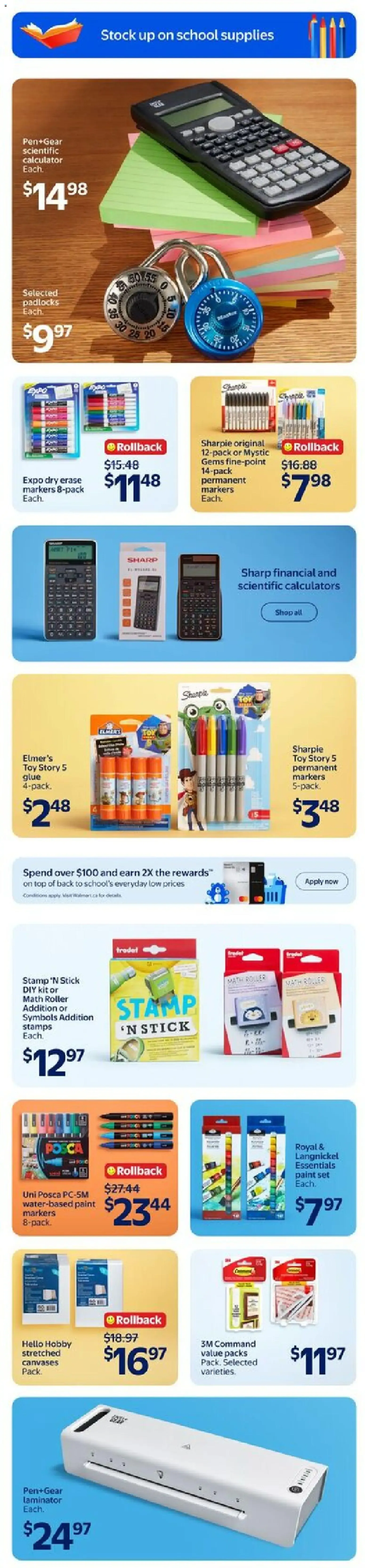 Walmart flyer - Back to school at low prices from Aug 6, 2026 > weekly specials & deals from August 6 to August 12 2026 - flyer page 10