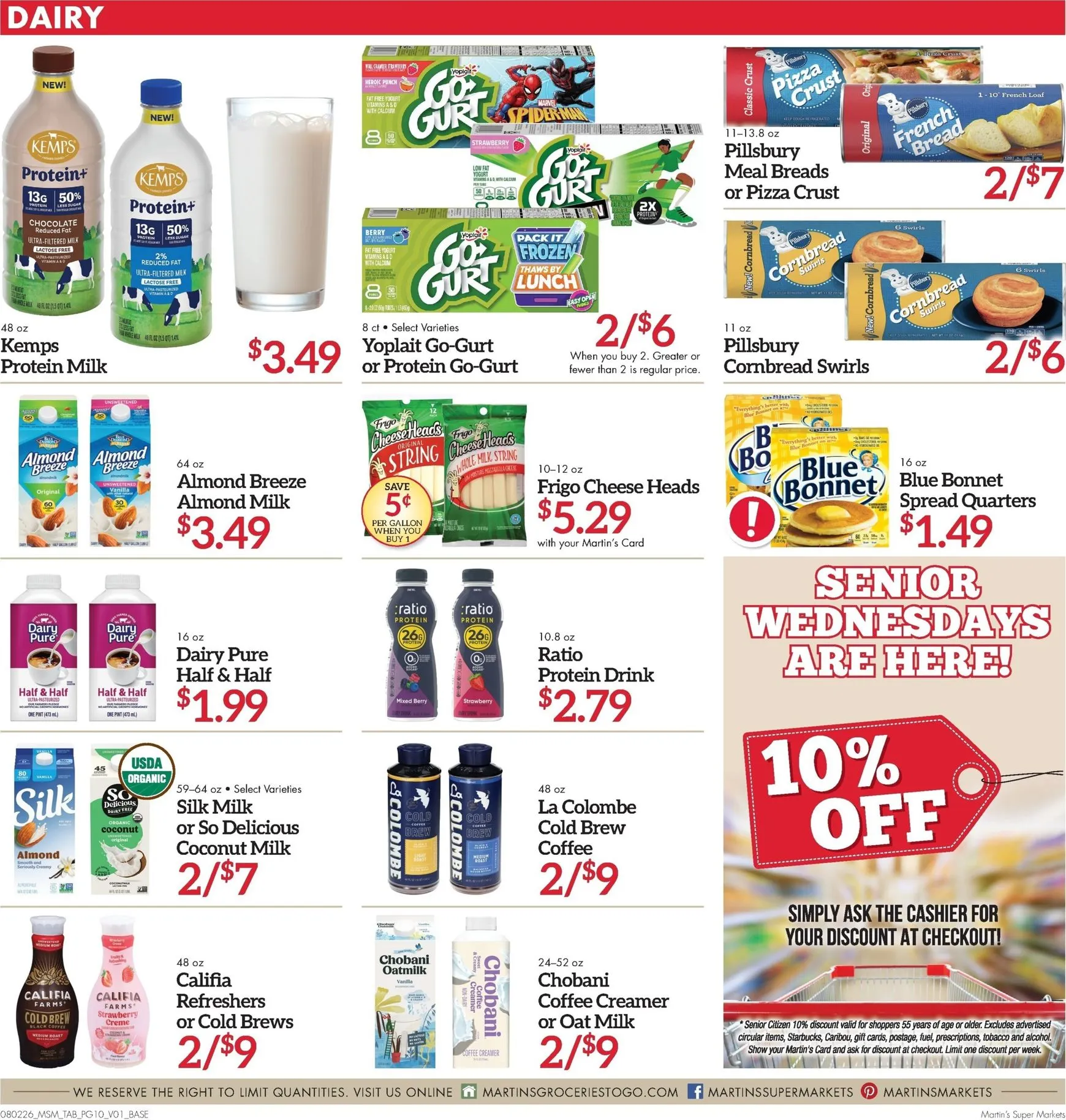 Weekly ad Current Martin's Super Markets leaflet valid from Sunday 08/02/2026 to Saturday 08/08/2026 from August 2 to August 8 2026 - Page 10