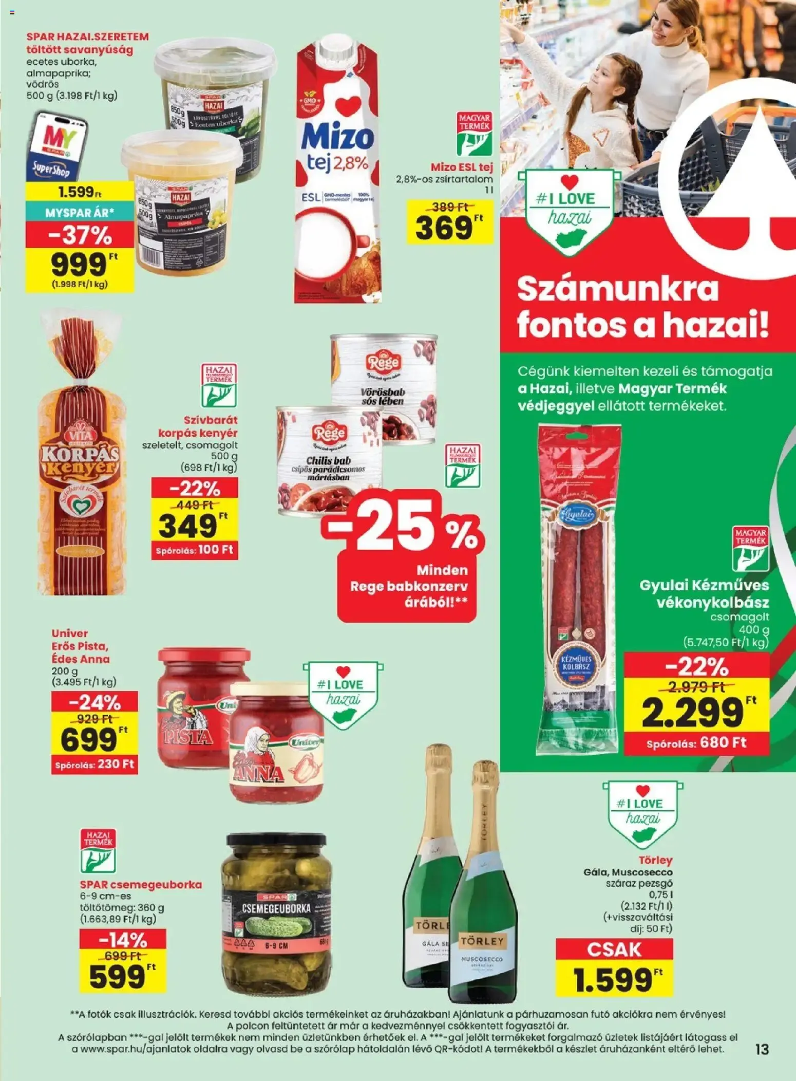 Katalógus Spar akciós újság - 2026.08.13.-tól augusztus 13.-tól augusztus 19.-ig 2026. - Oldal 13