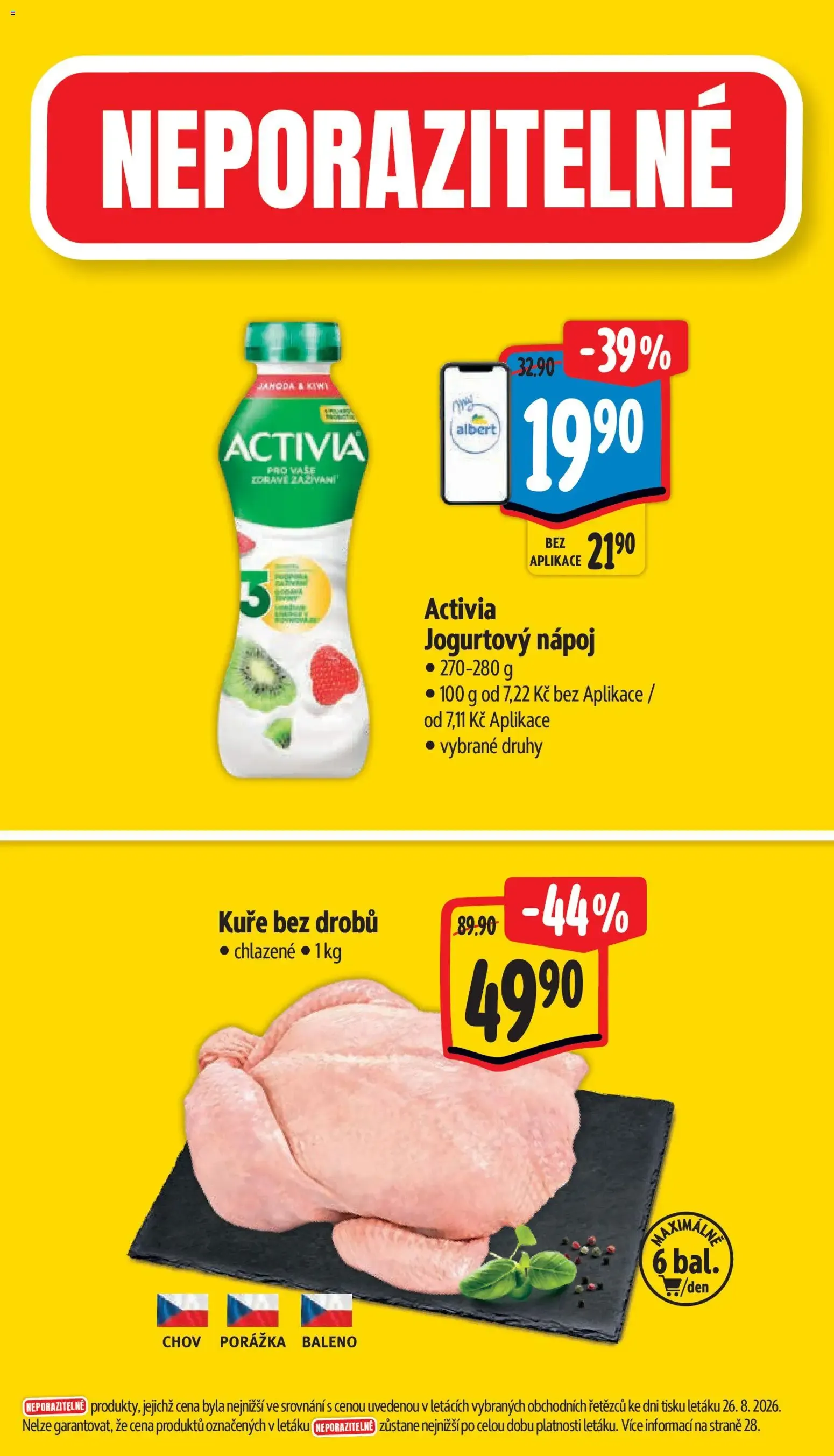 Albert leták - Hypermarket od 02.09.2026 - Akční leták - 2. září 8. září 2026 - Page 2