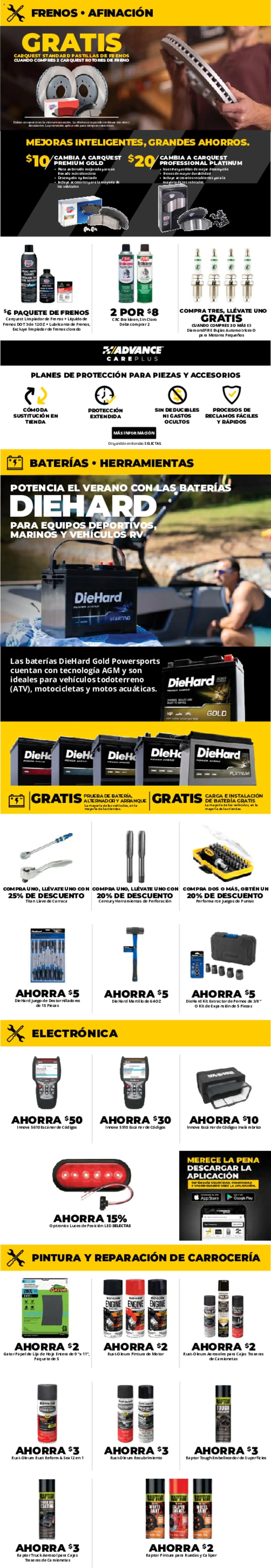 Weekly ad Advance Auto Parts Weekly Ad from 05/24/2026 - Flyer from May 24 to June 20 2026 - Page 4