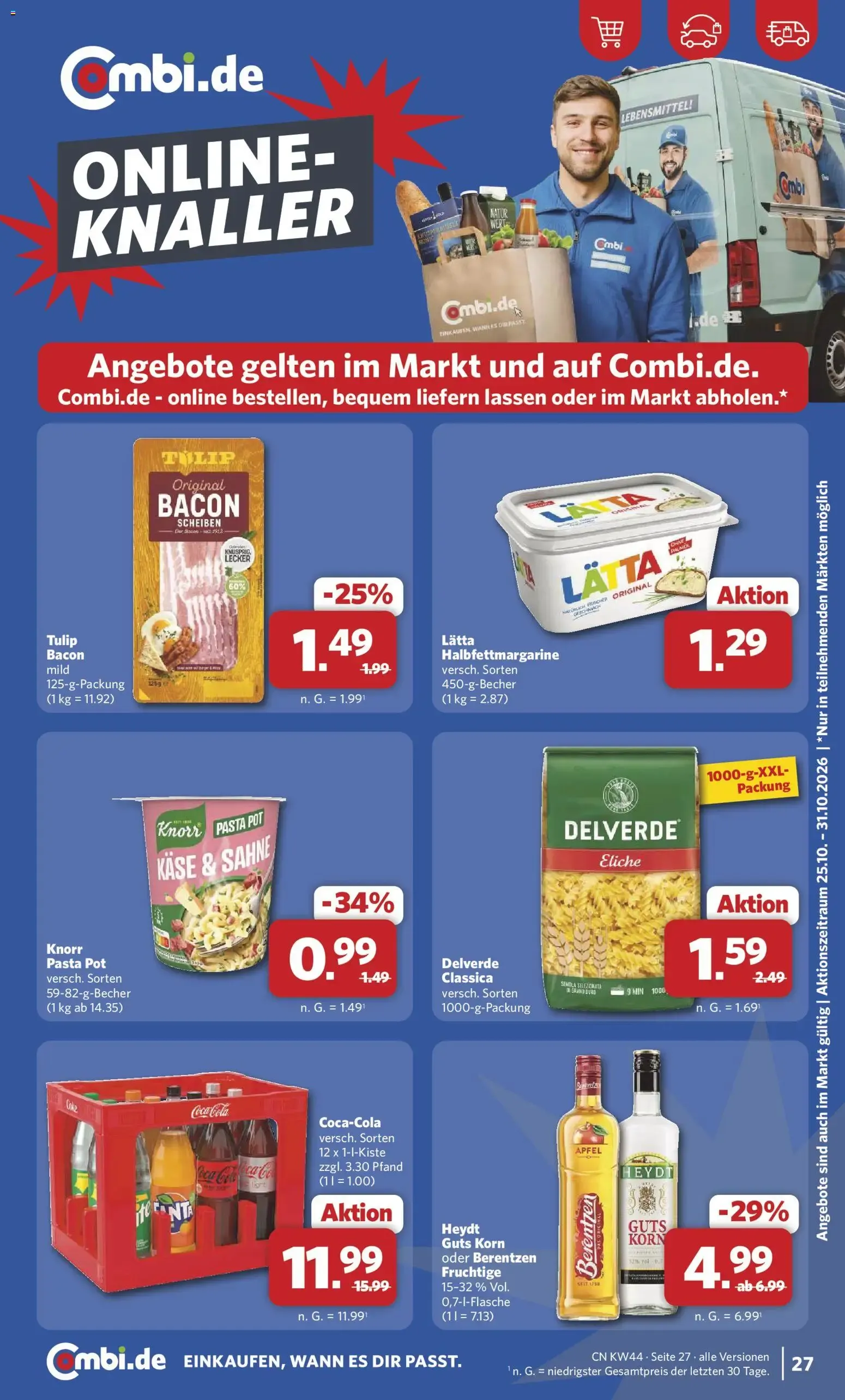 Combi Prospekt (ab 26.10.2026) zum Blättern von 26. Oktober bis 30. Oktober 2026 - Prospekt seite 29