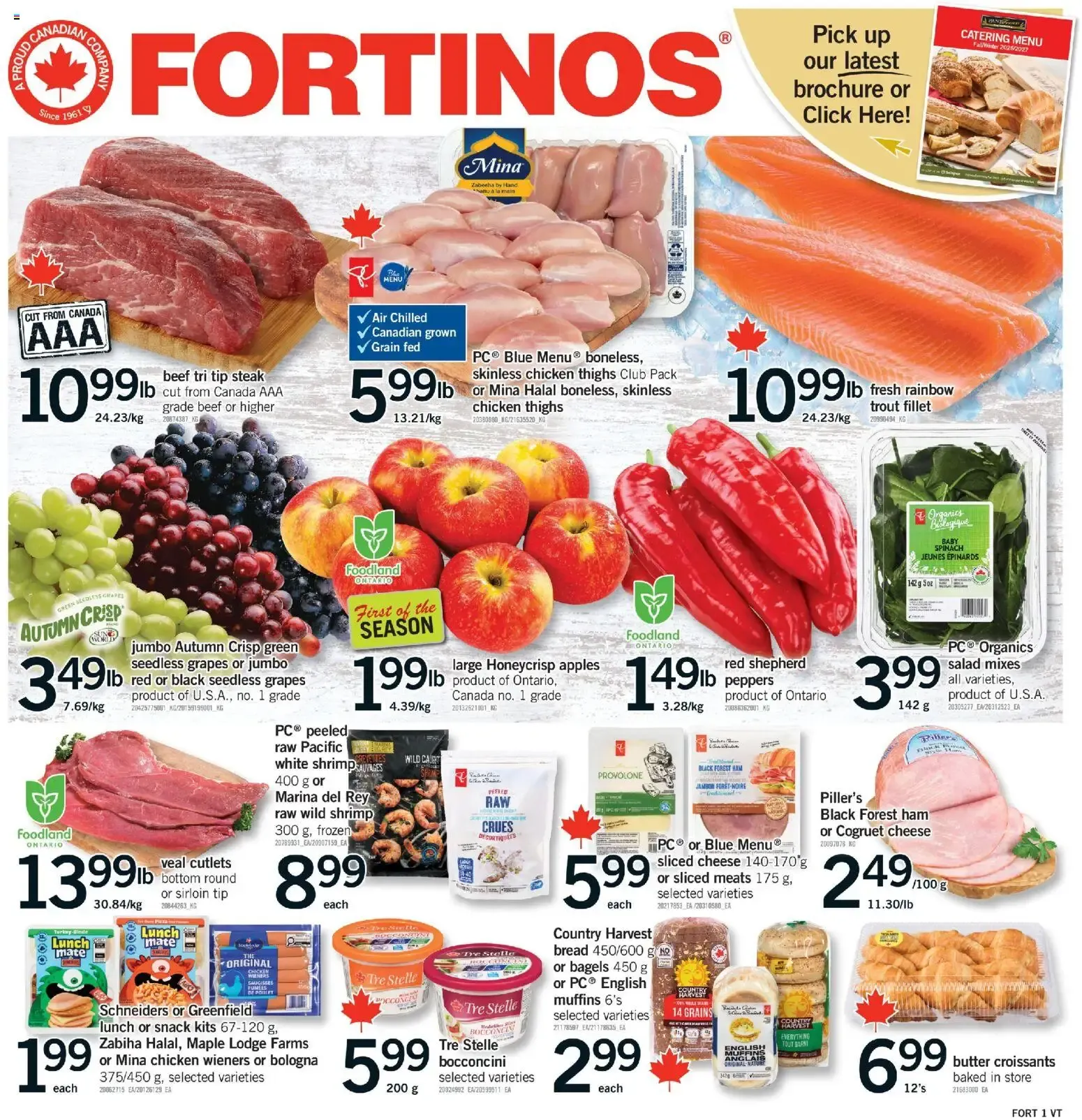 Fortinos weekly flyer / circulaire from Sep 17, 2026 > weekly specials & deals from September 17 to September 23 2026 - flyer page 1