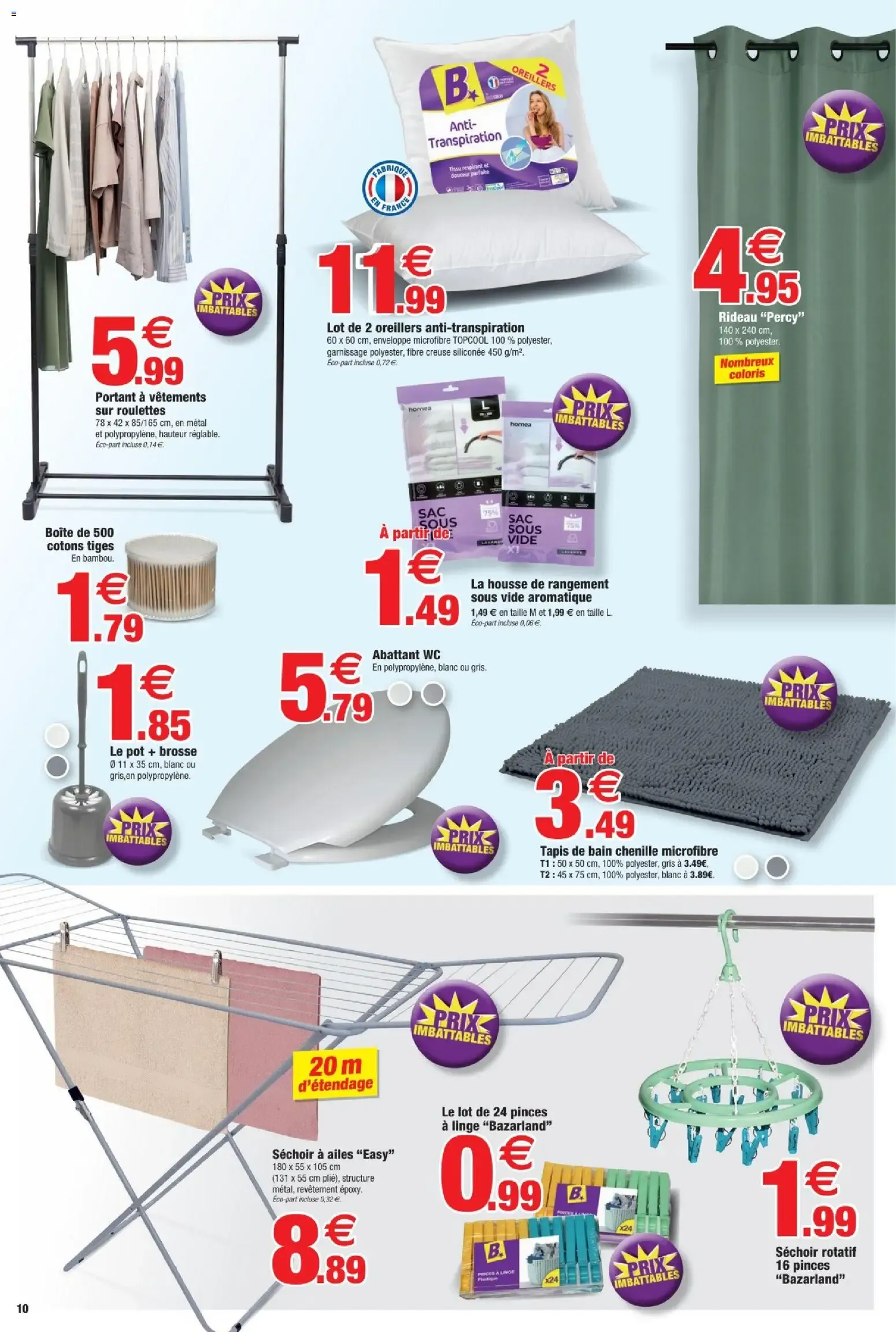 Bazarland - BazarLand - Ouverture Solliès-Pont à partir du 22/07/2026 - promo en ligne du 22 juillet au 9 août 2026 - Catalogue page 10