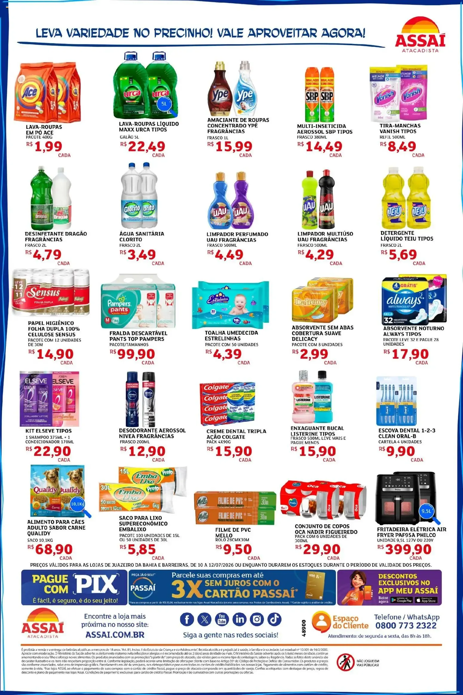Encarte de Assaí Atacadista: Leva as Melhores Ofertas 10 de julho até 12 de julho 2026 - Pagina 4