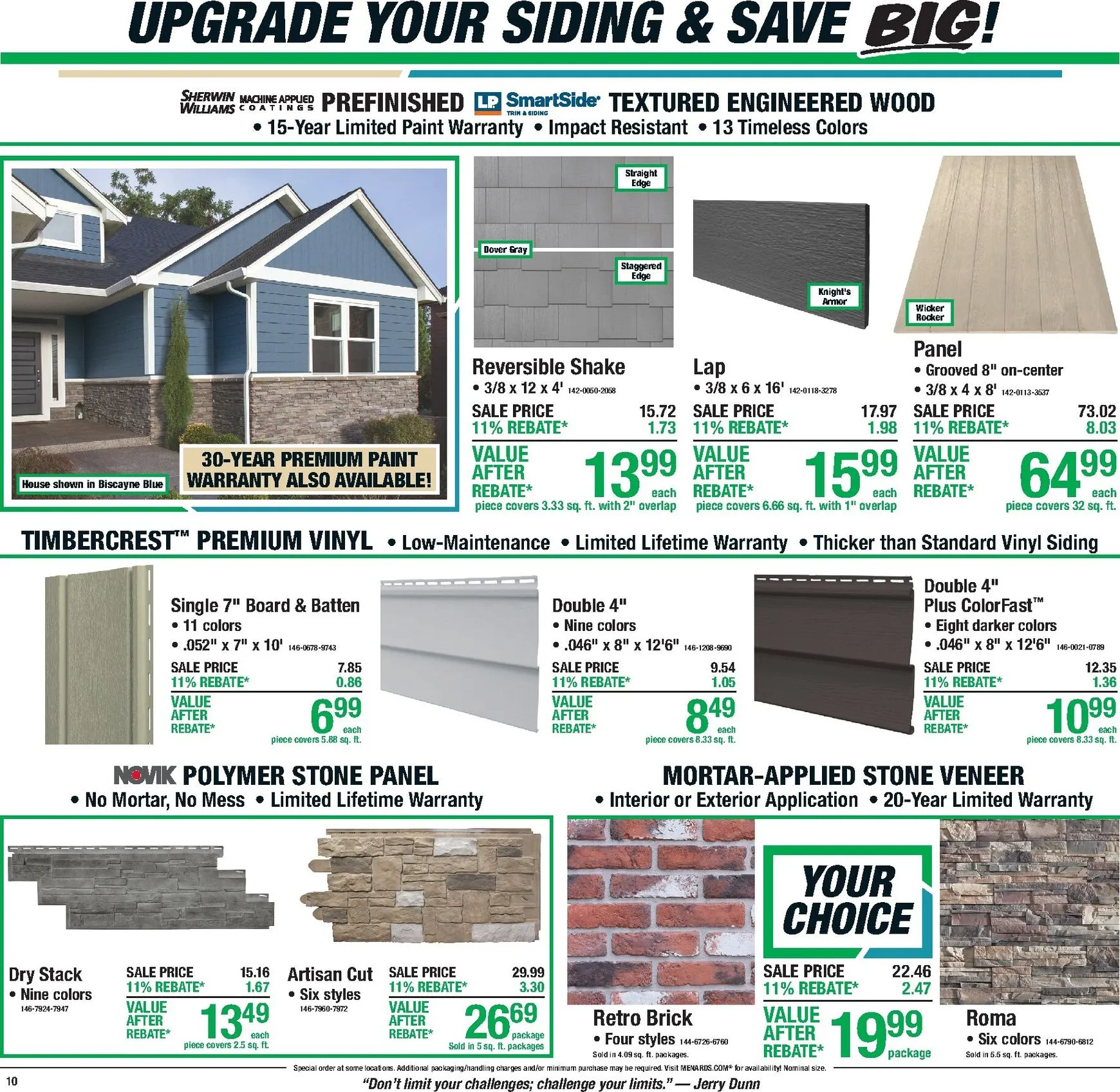 Weekly ad Current Menards - 11% Rebate* Sale leaflet valid from Thursday 10/01/2026 to Sunday 10/11/2026 from October 1 to October 11 2026 - Page 14