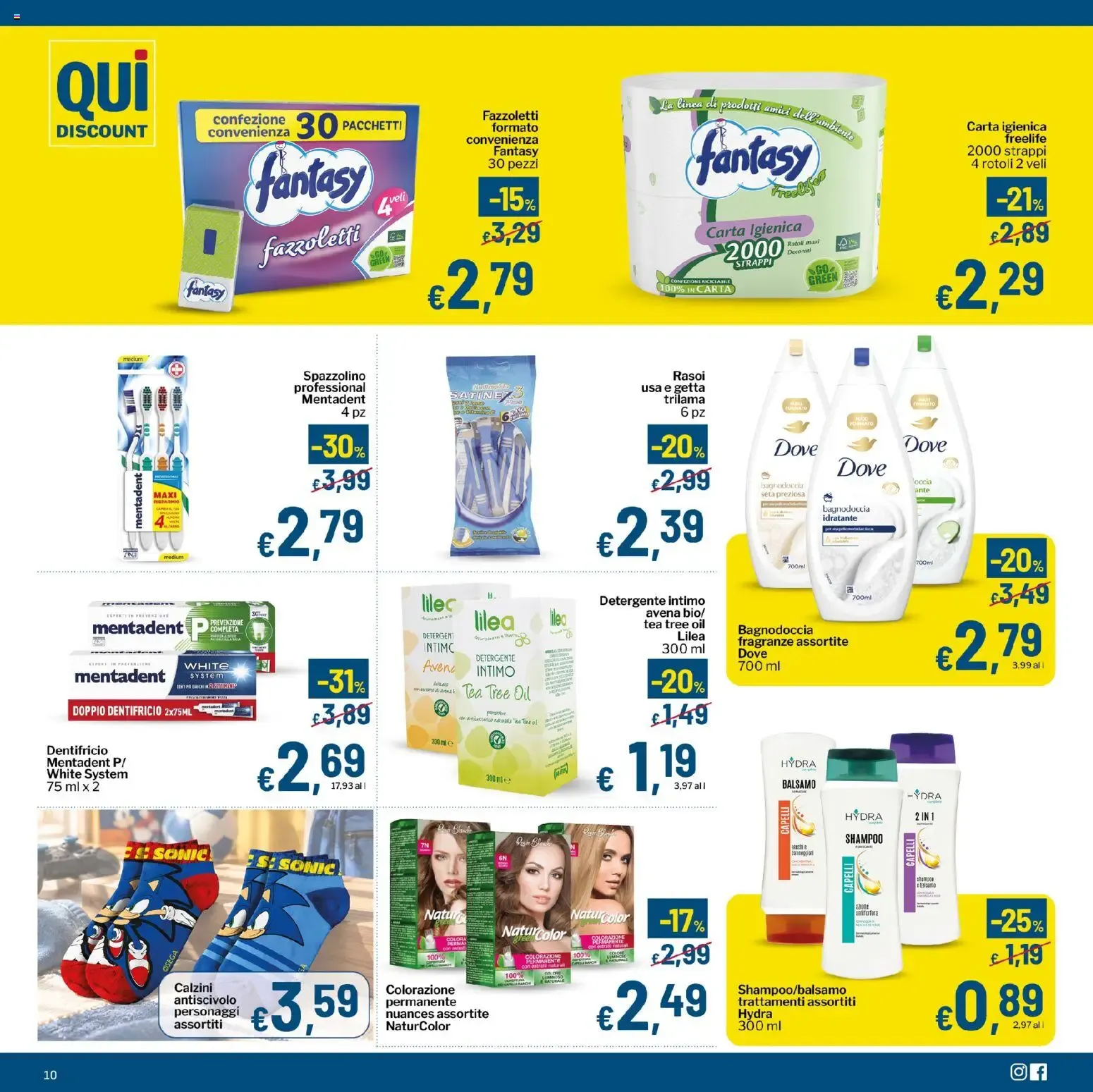 Qui Discount volantino dal 20/10/2026 - online Offerte da 20 ottobre a 1 novembre di 2026 - Pagina del volantino 10