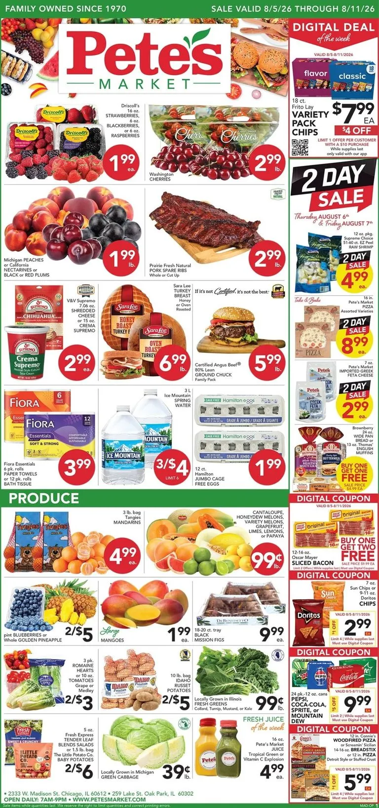 Weekly ad Current Pete's Fresh Market - Madison & Western leaflet valid from Wednesday 08/05/2026 to Tuesday 08/11/2026 from August 5 to August 11 2026 - Page 1