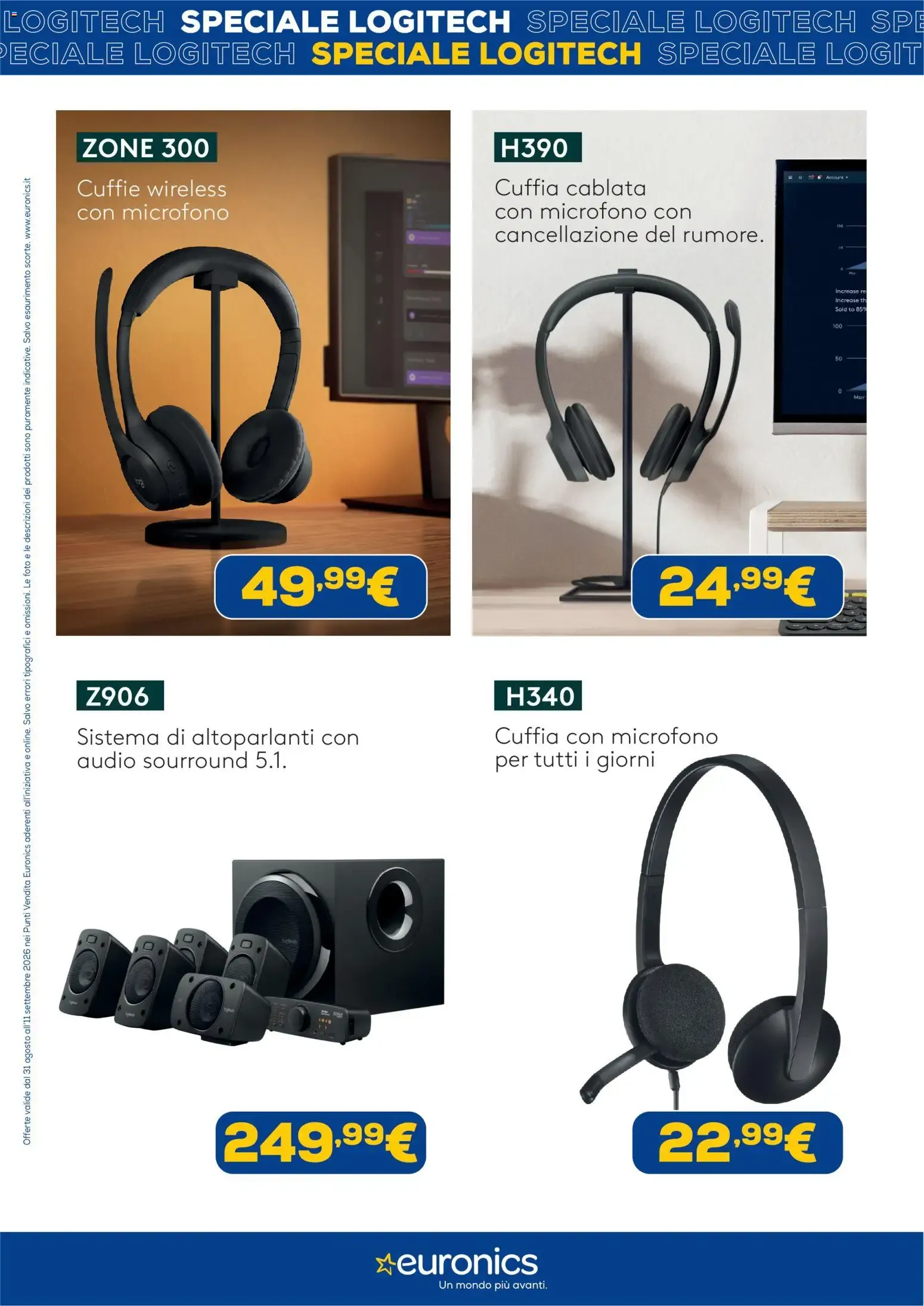 Euronics Tech: Speciale Logitech da 31 agosto a 11 settembre di 2026 - Pagina del volantino 8