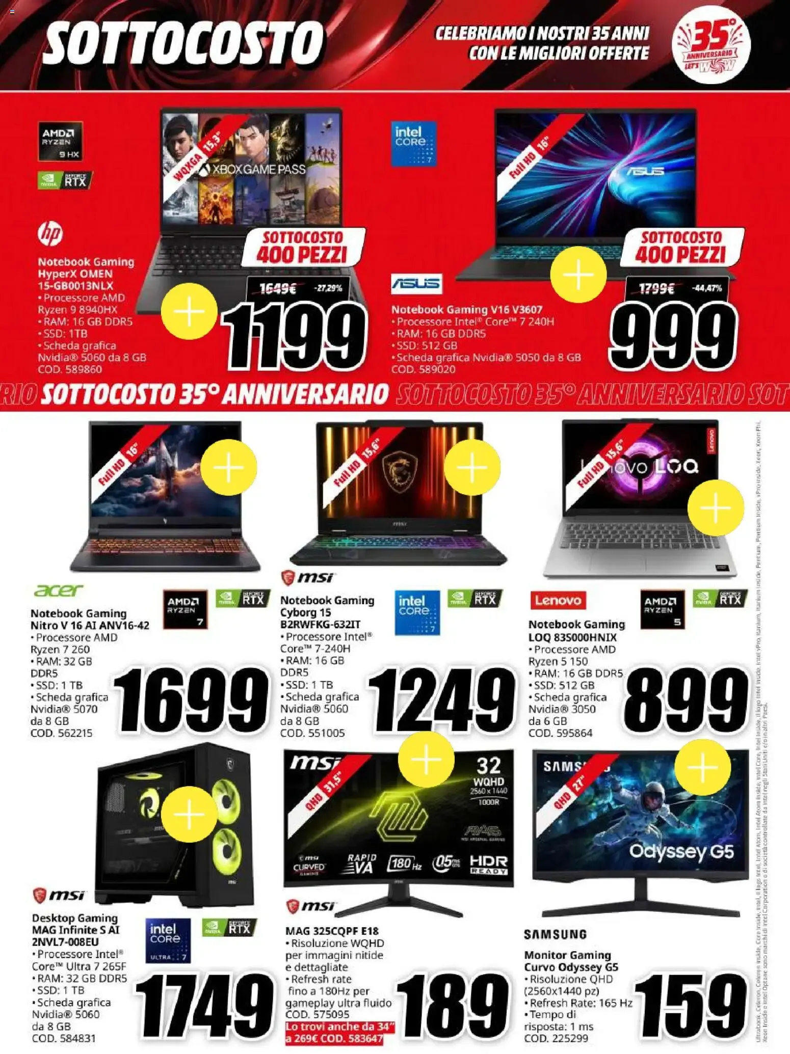 Media World: Sottocosto - 35° Anniversario da 6 ottobre a 18 ottobre di 2026 - Pagina del volantino 15