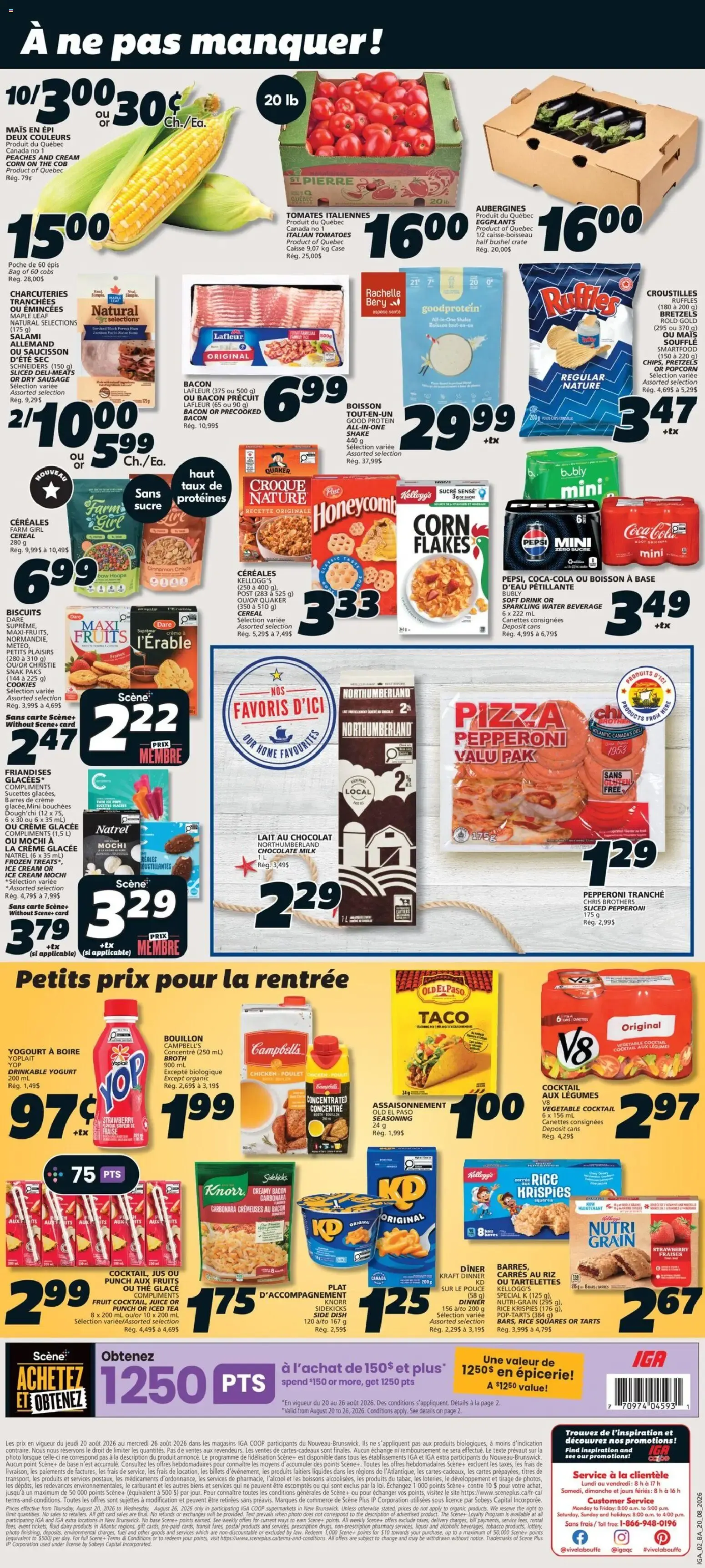 IGA COOP - Festival des prix bouffés from August 20 to August 26 2026 - flyer page 2